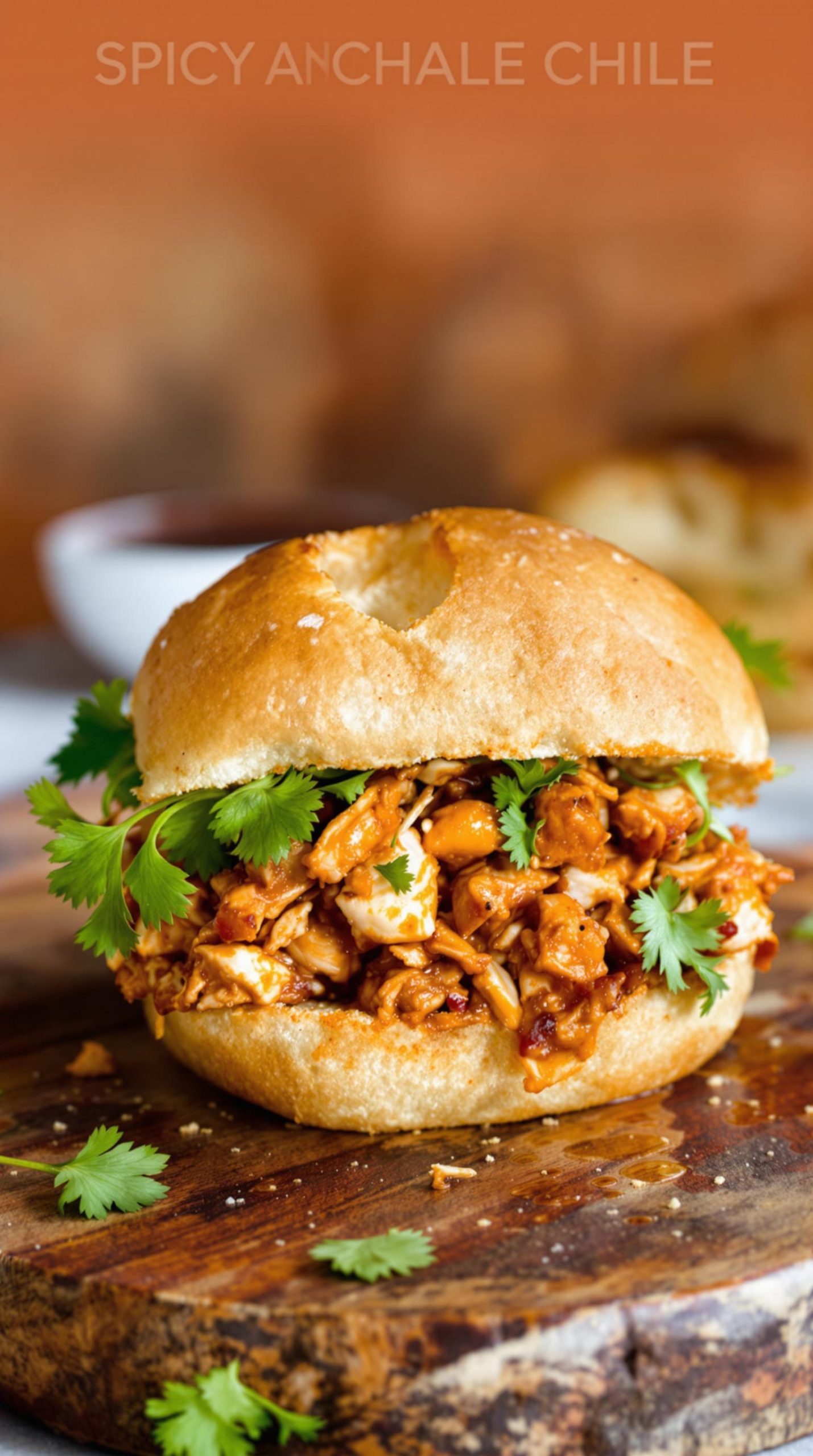 ancho chile chicken sandwich preparation