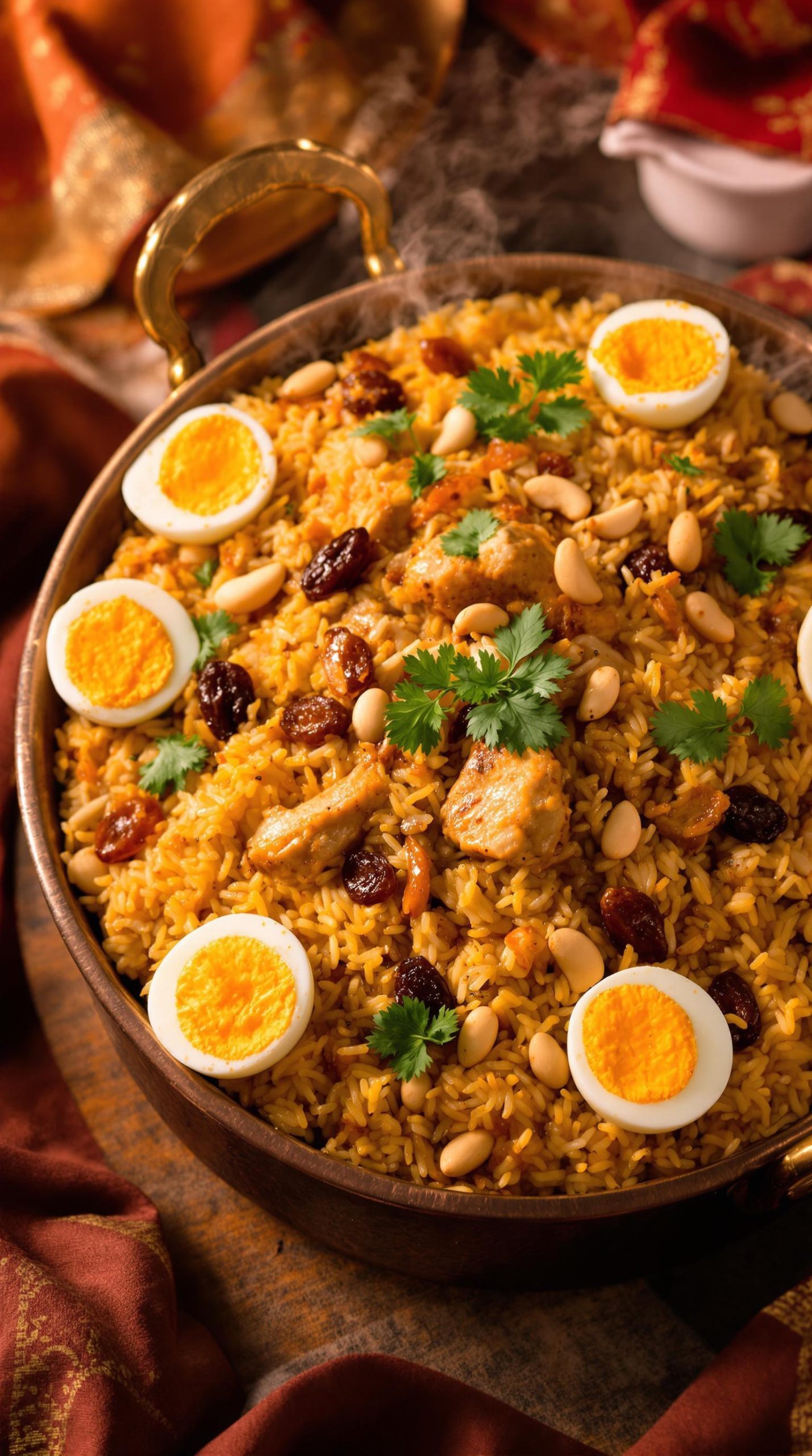 aromatic indian chicken biryani