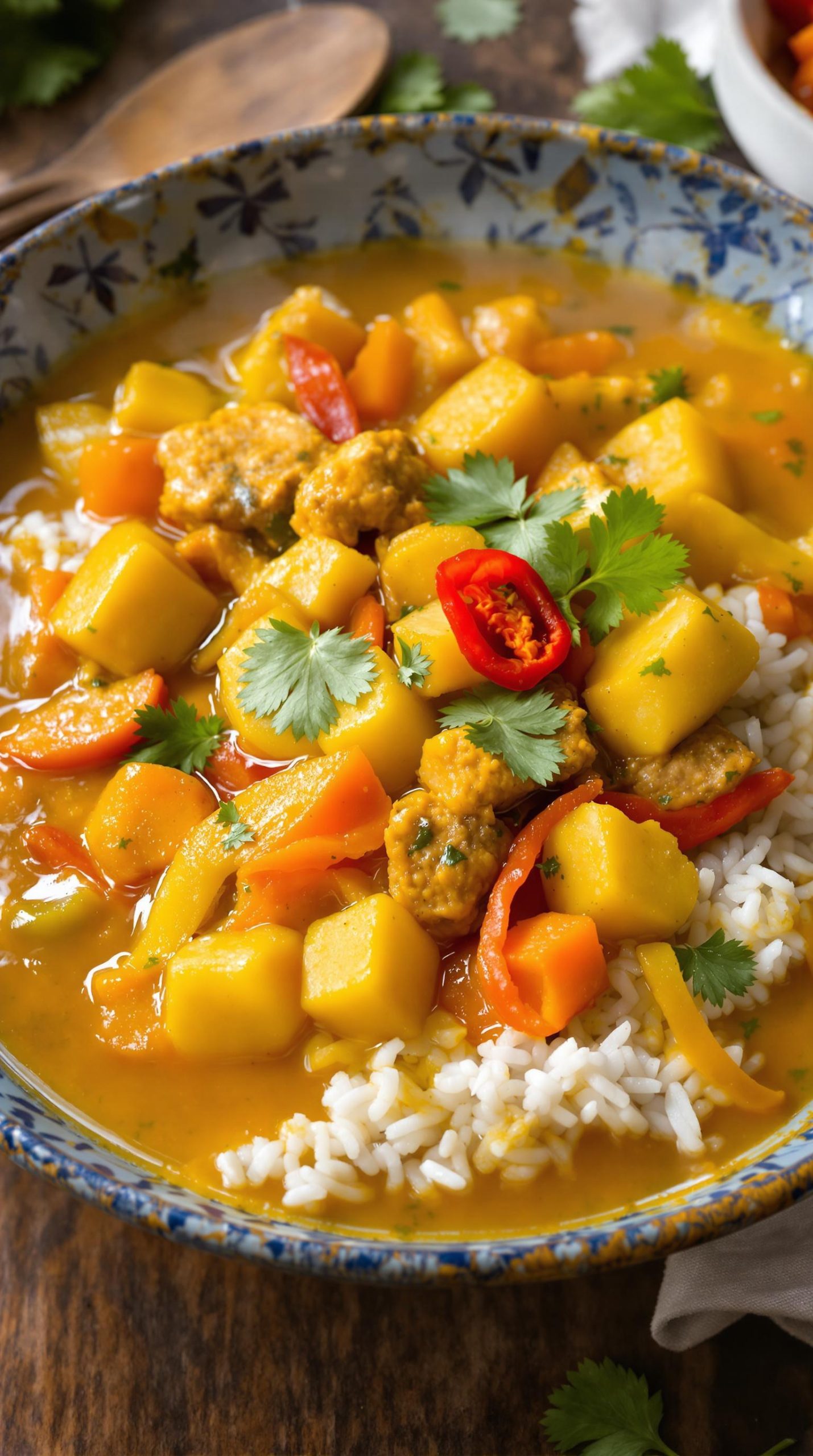 aromatic thai yellow curry
