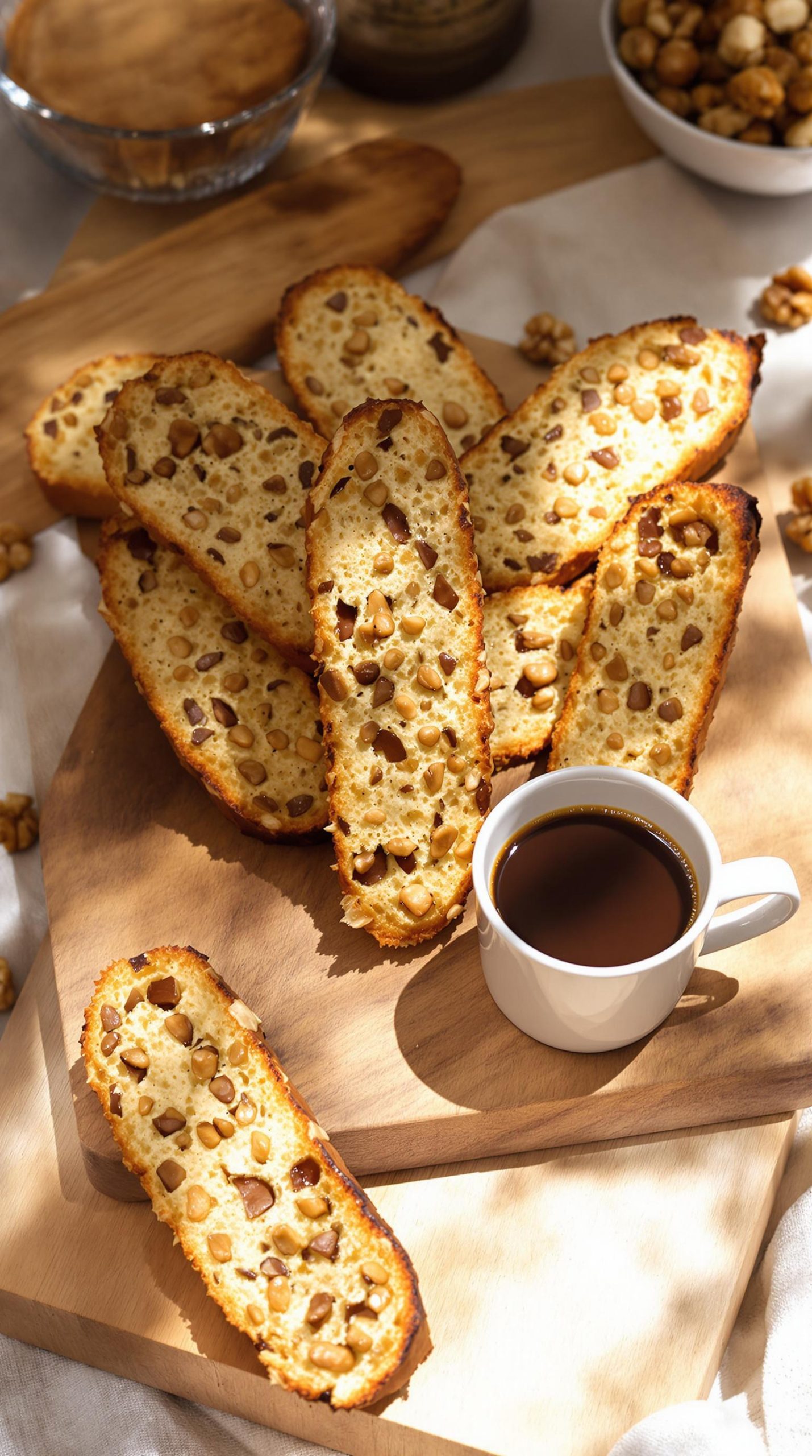 baking walnut biscotti perfection