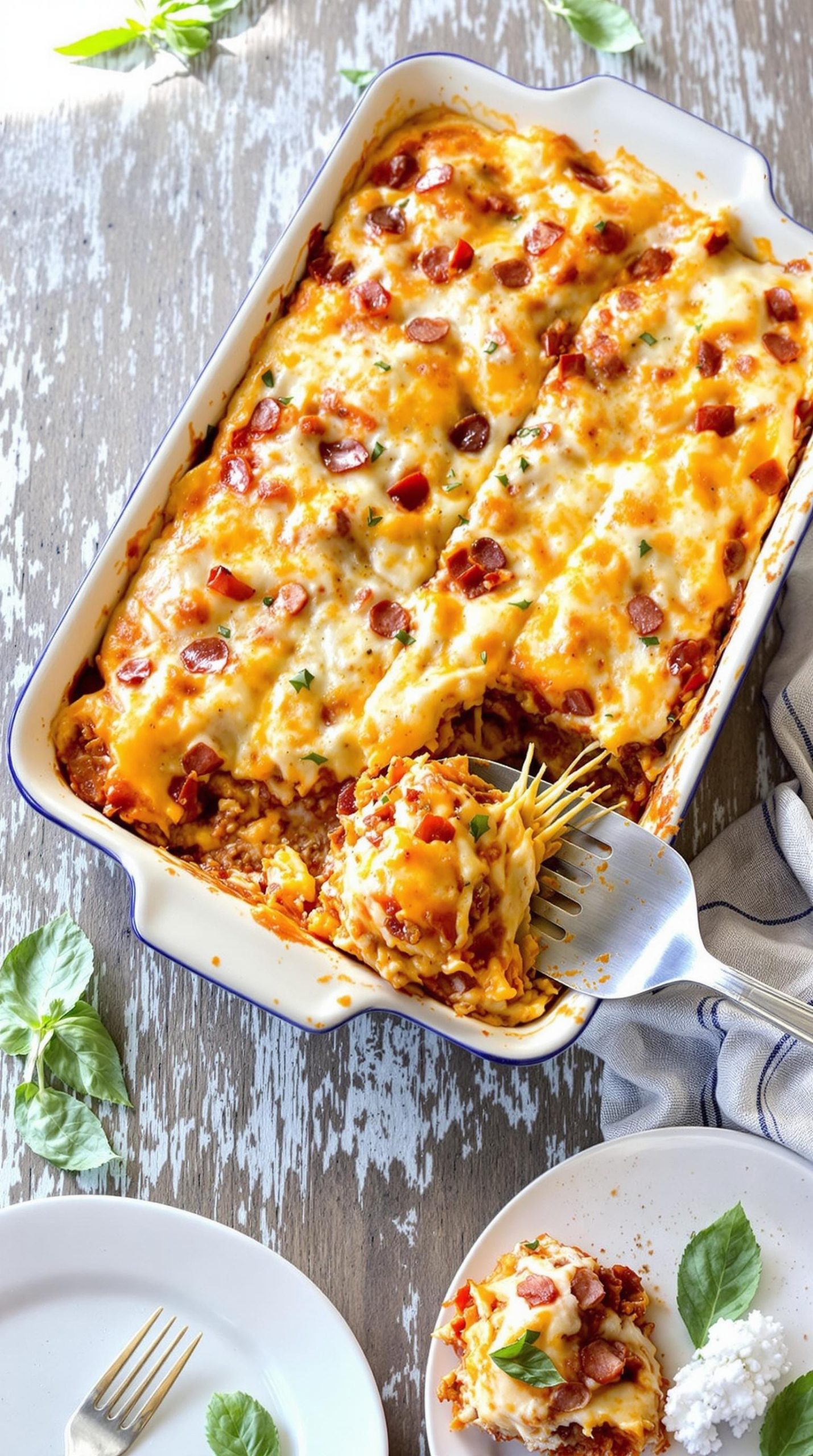 beef pepperoni pizza casserole