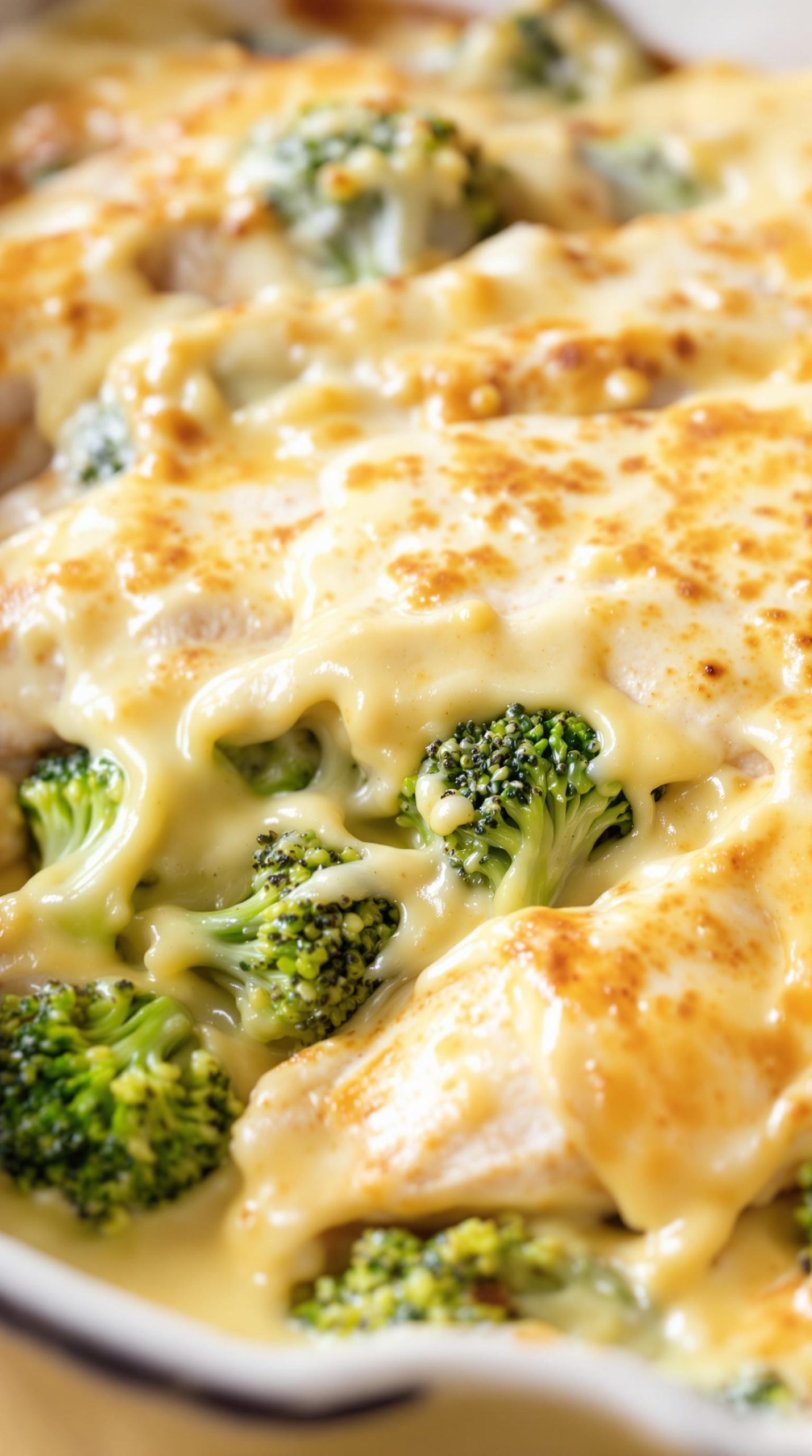 blanch broccoli prepare cheesy sauce