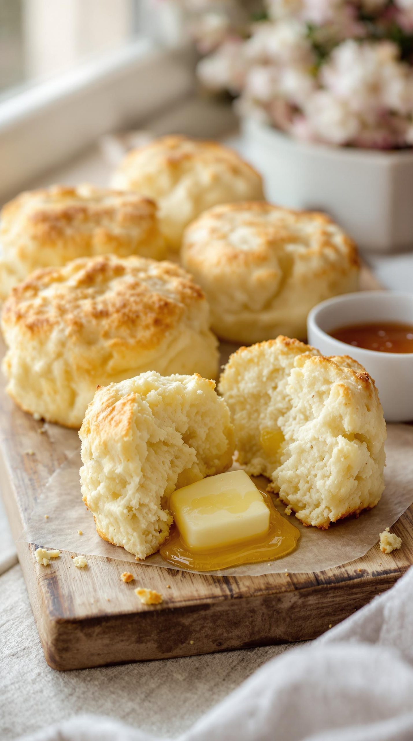 buttery homestyle drop biscuits