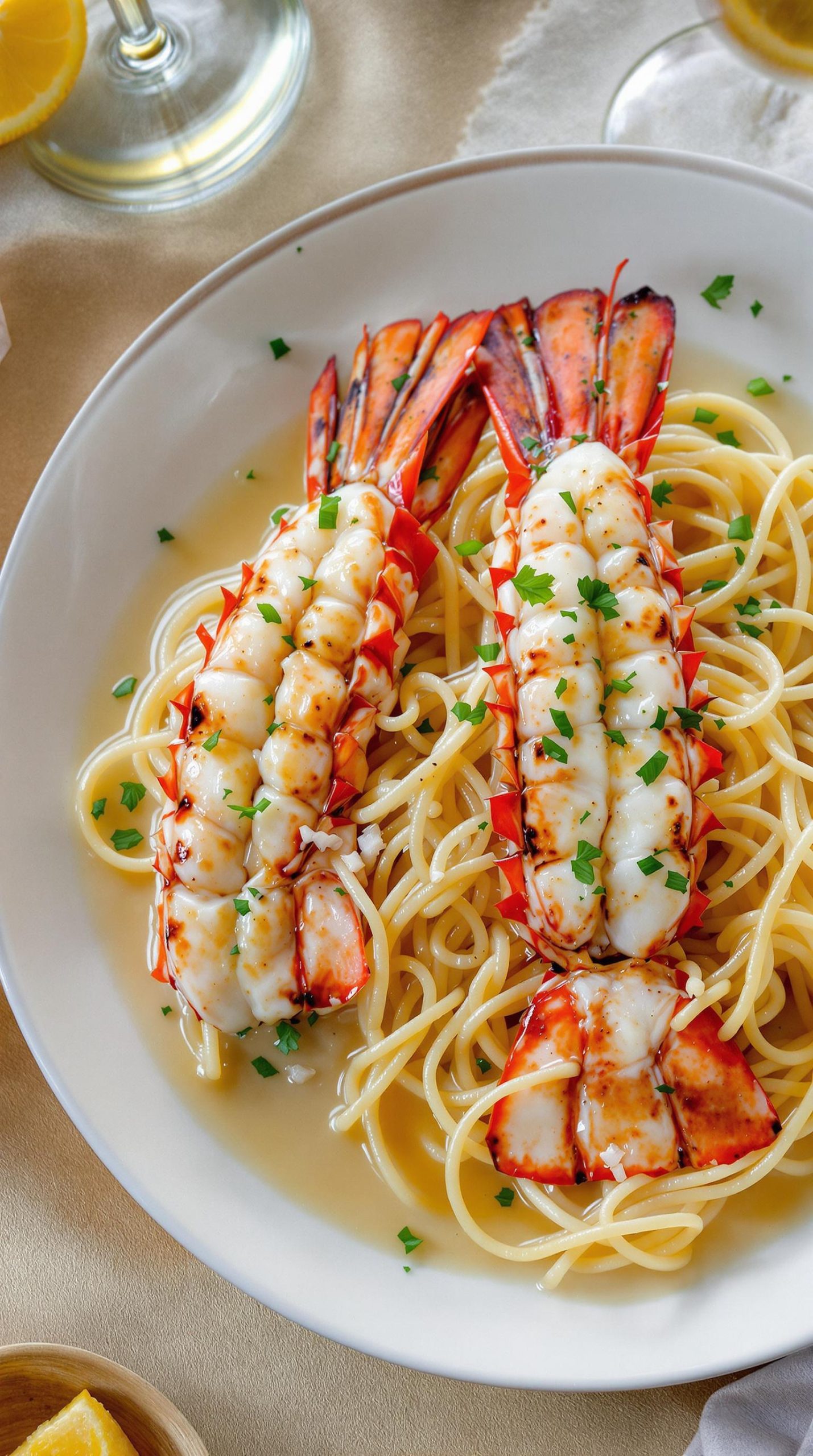 buttery lobster tail francaise