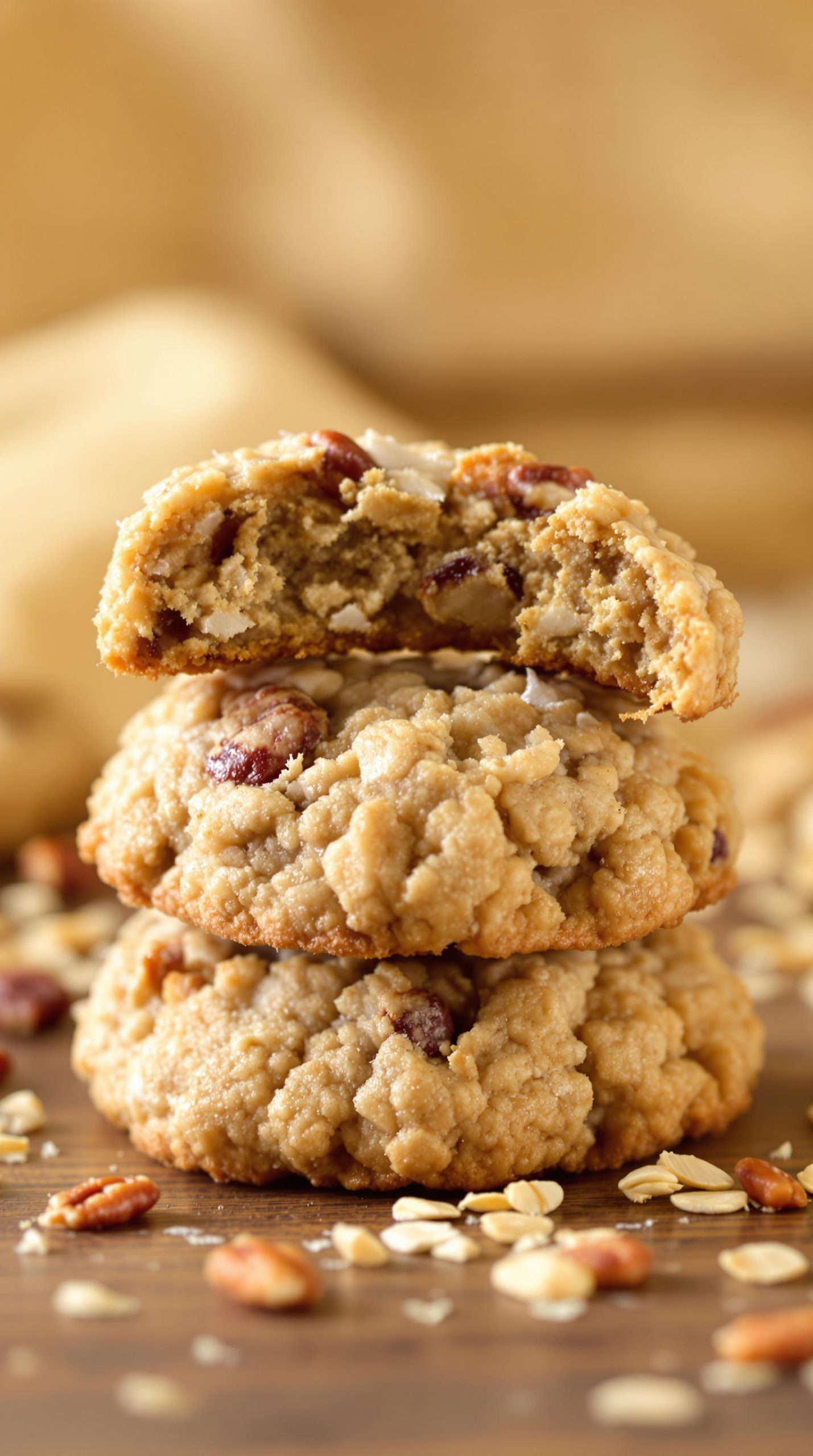 buttery no raisin oatmeal cookies