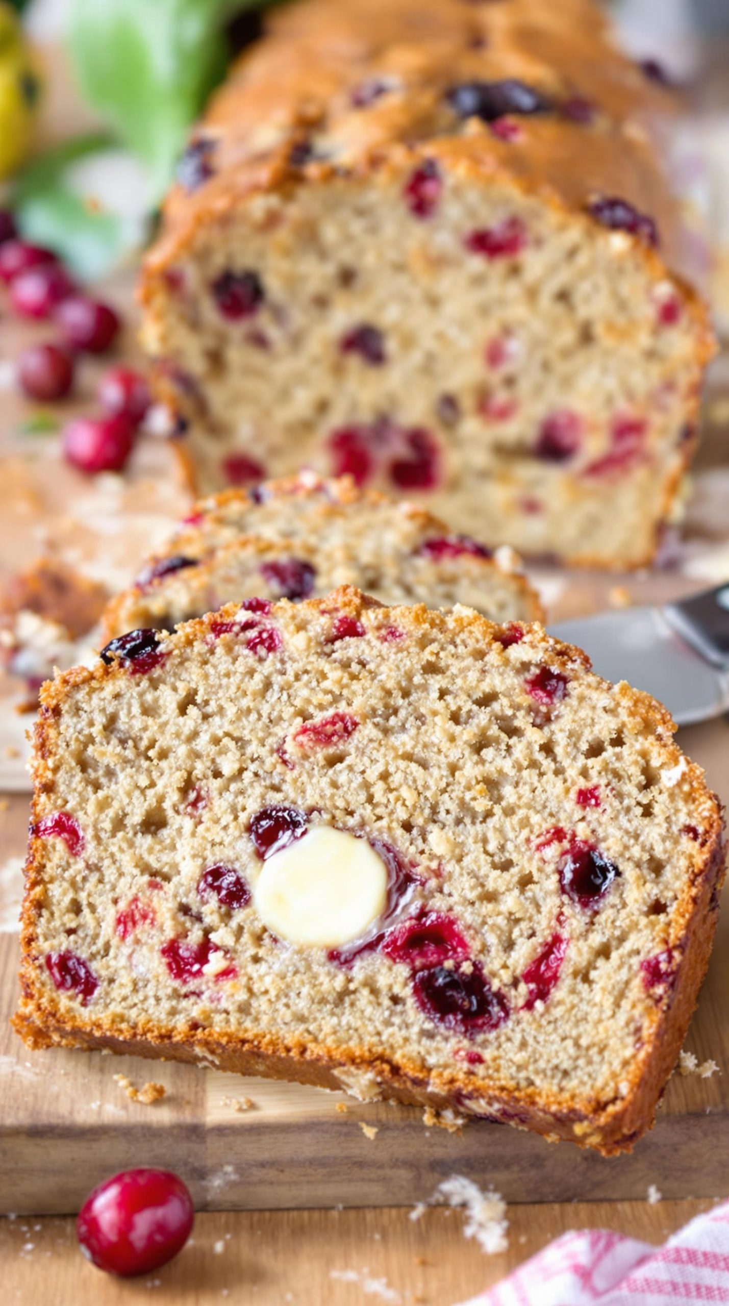 caribbean cranberry banana bread