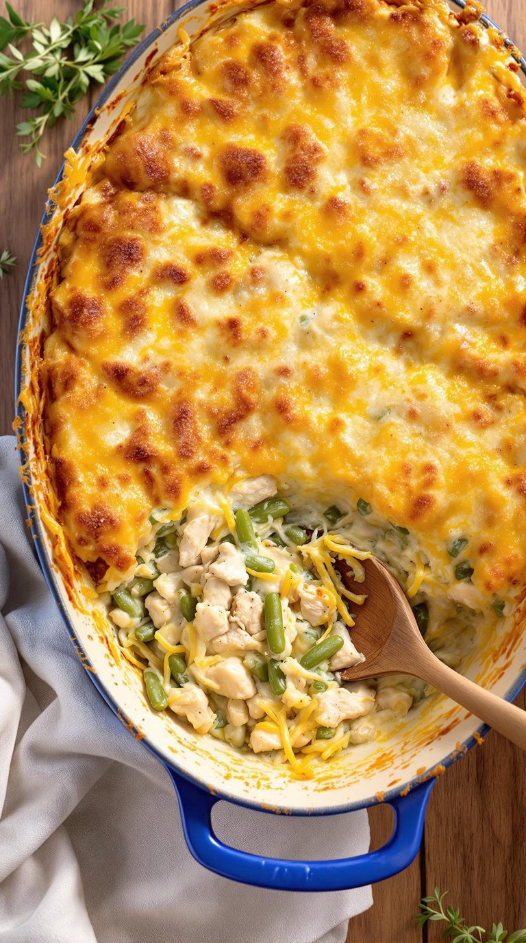 casserole with chicken goodness