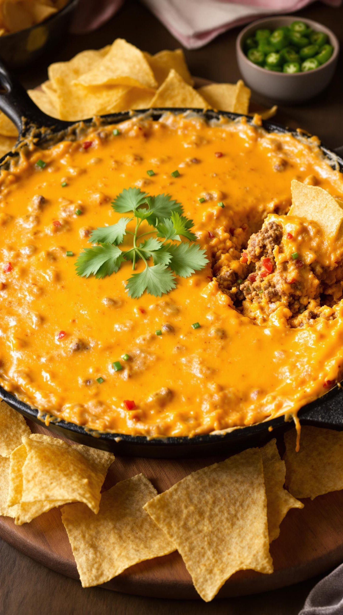 cheesy beef dip recipe