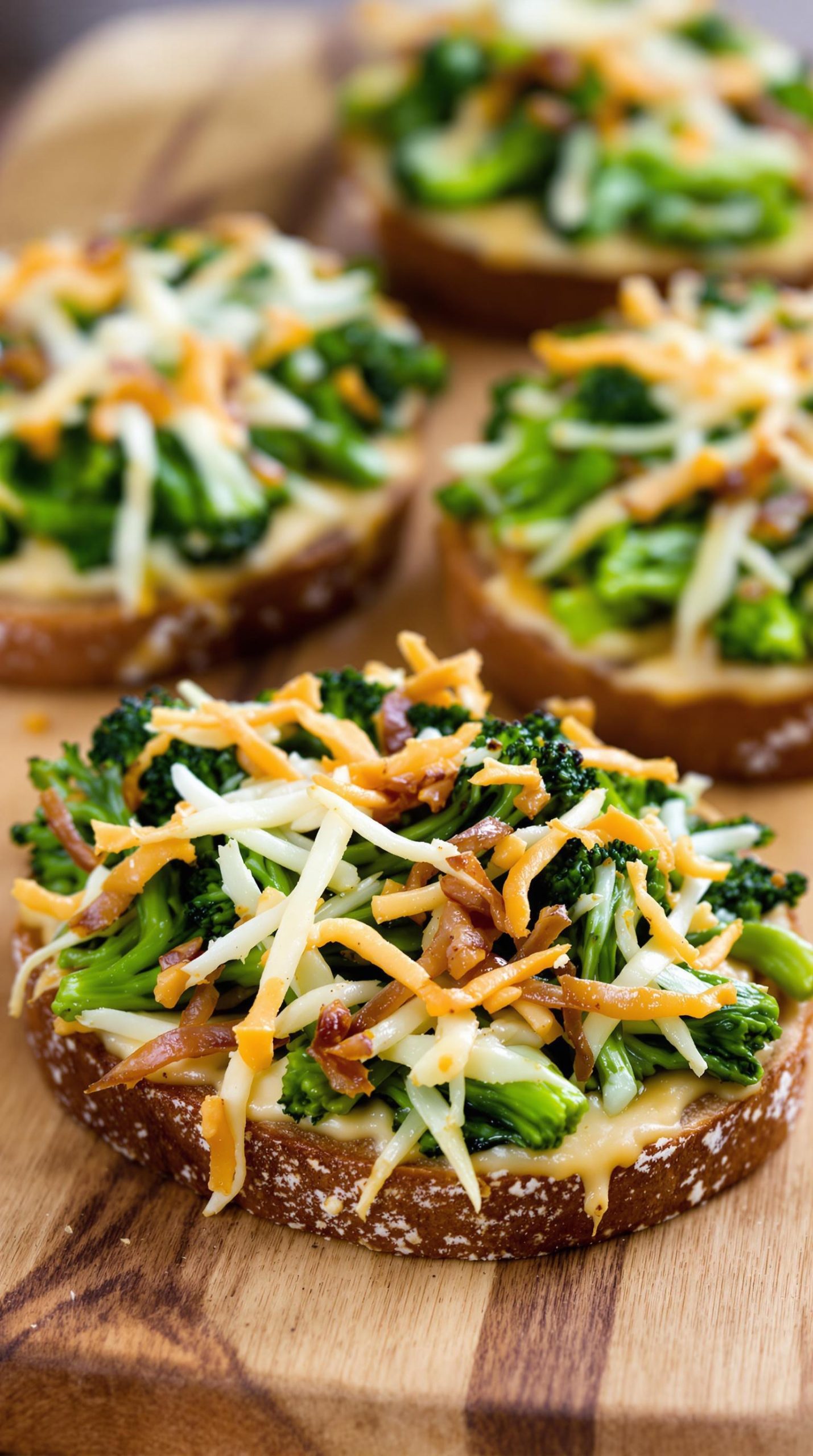 cheesy broccolini melts recipe