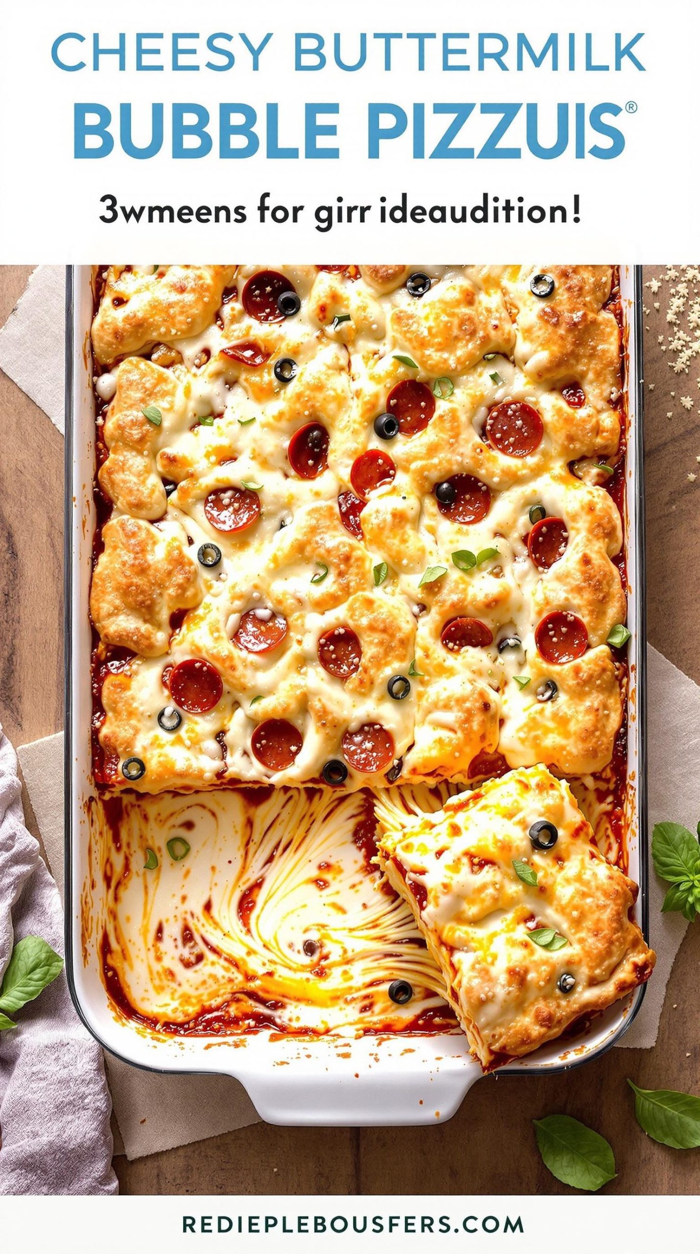 cheesy buttermilk bubble pizza