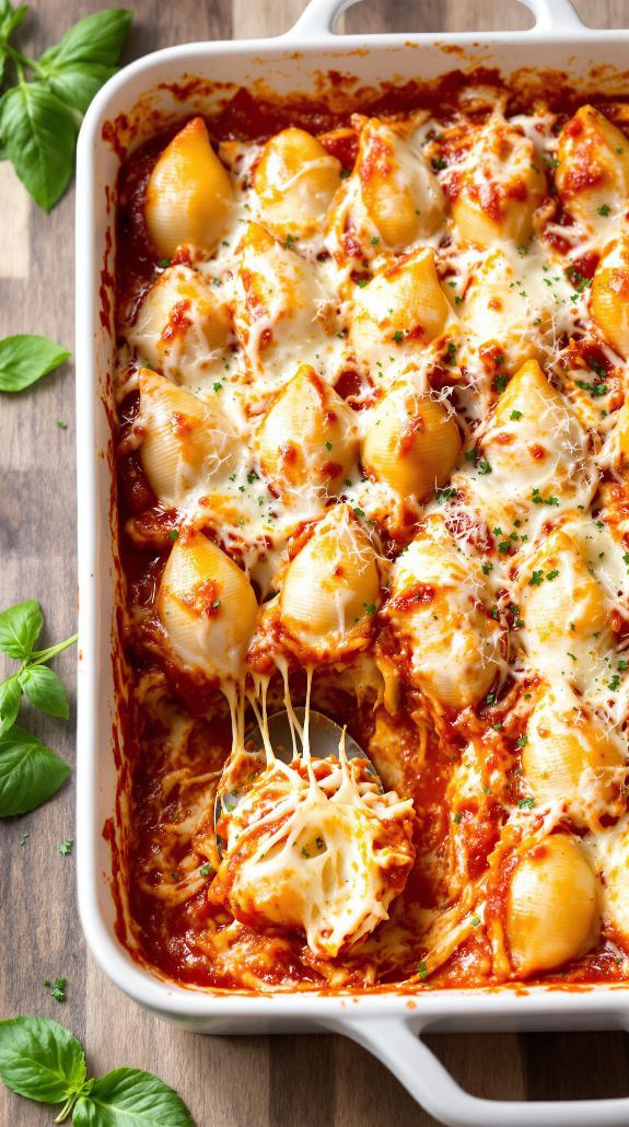 cheesy pasta stuffed shells