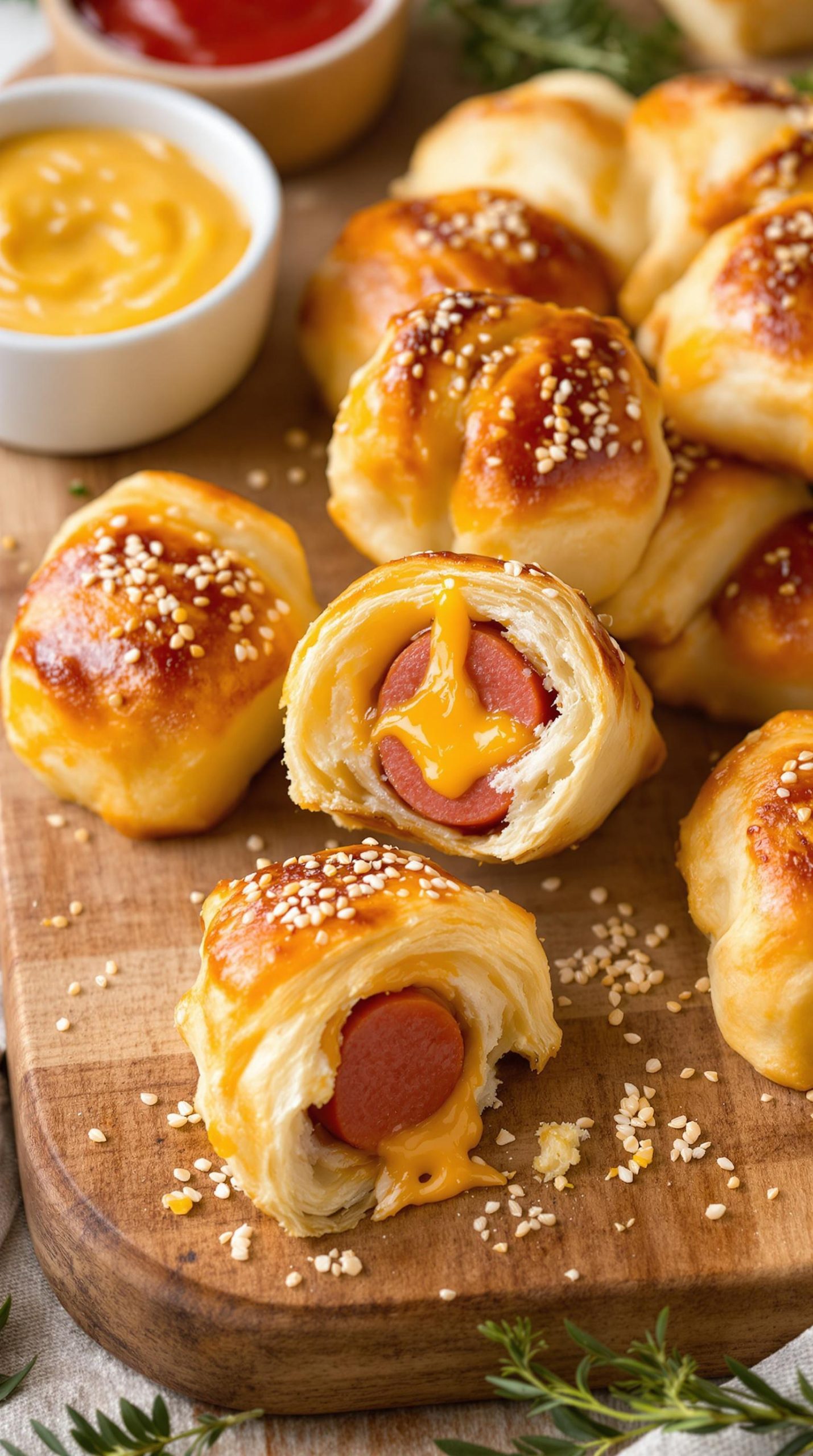 cheesy pig blankets recipe
