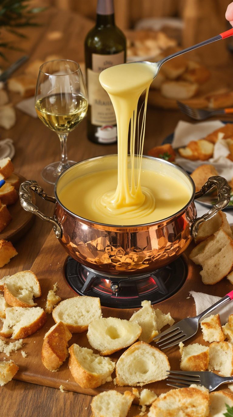 cheesy swiss fondue recipe