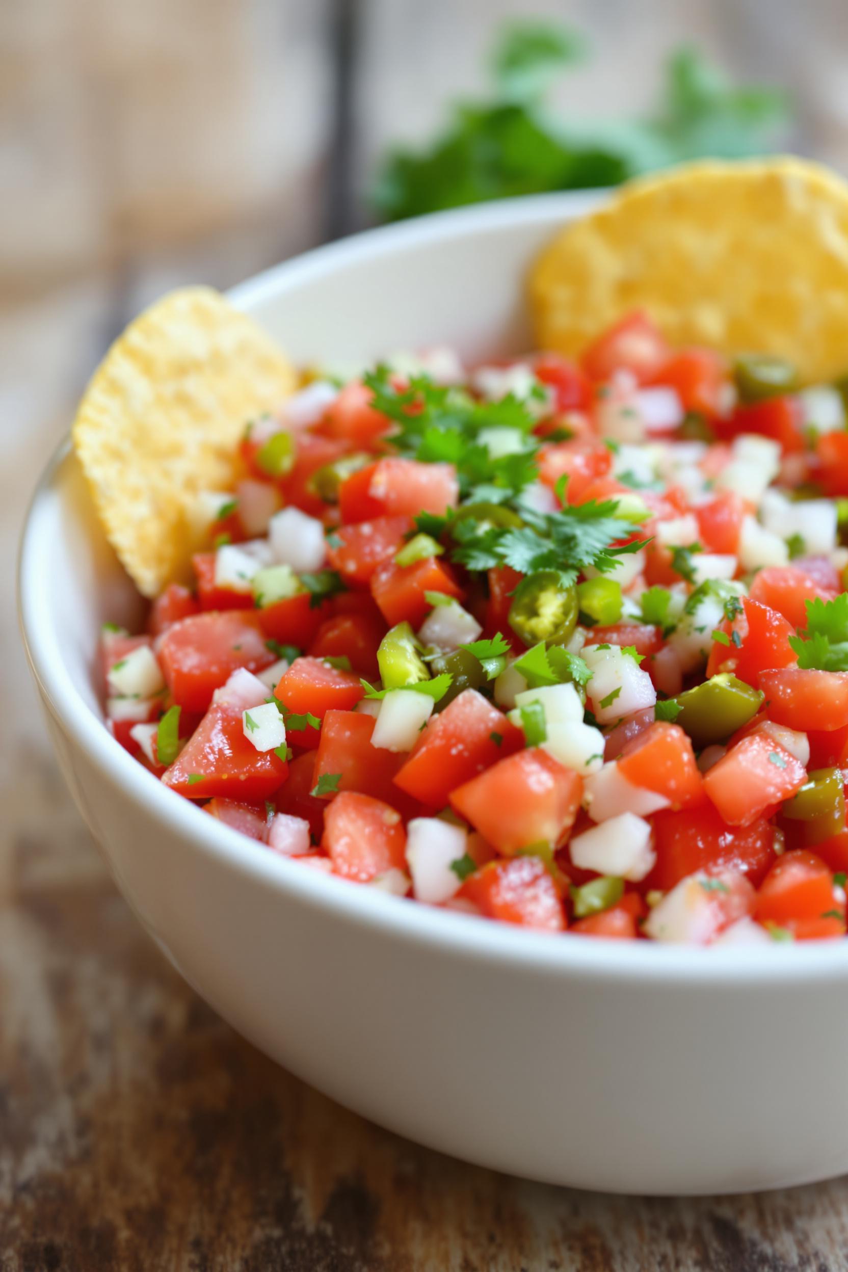 chop mix let flavors mingle