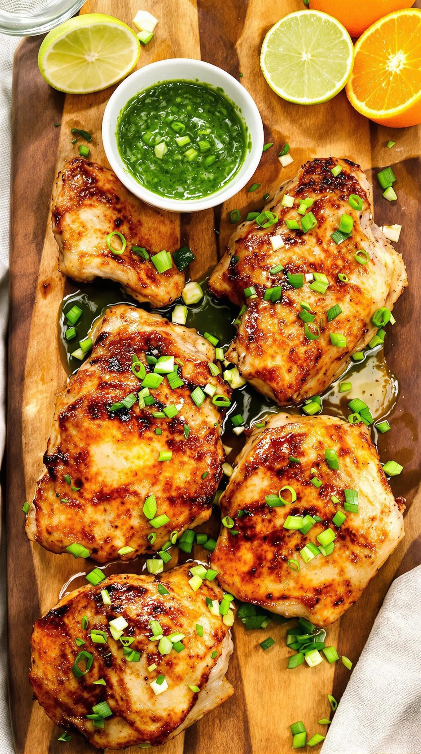 citrus marinated chicken thighs recipe