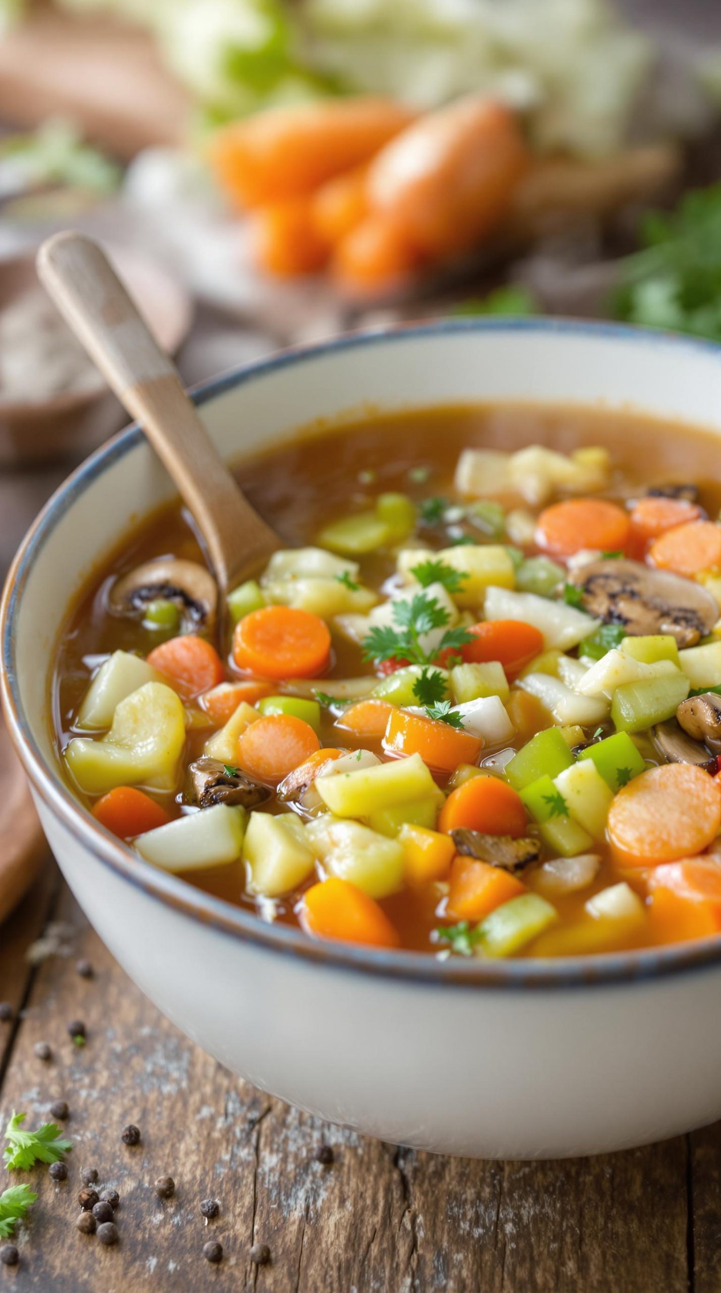 cleansing cabbage soup preparation