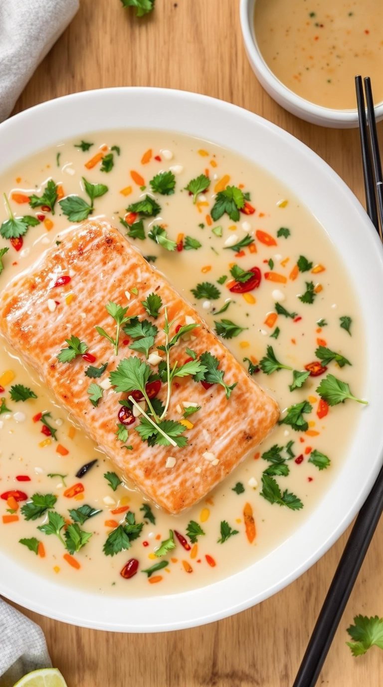 coconut braised salmon recipe
