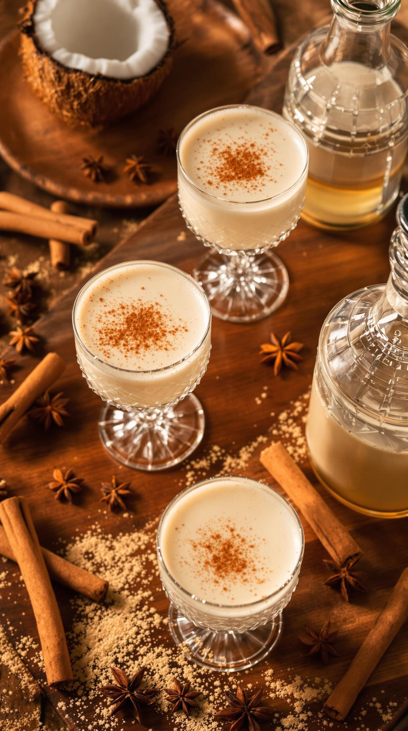 coconut rum holiday drink recipe