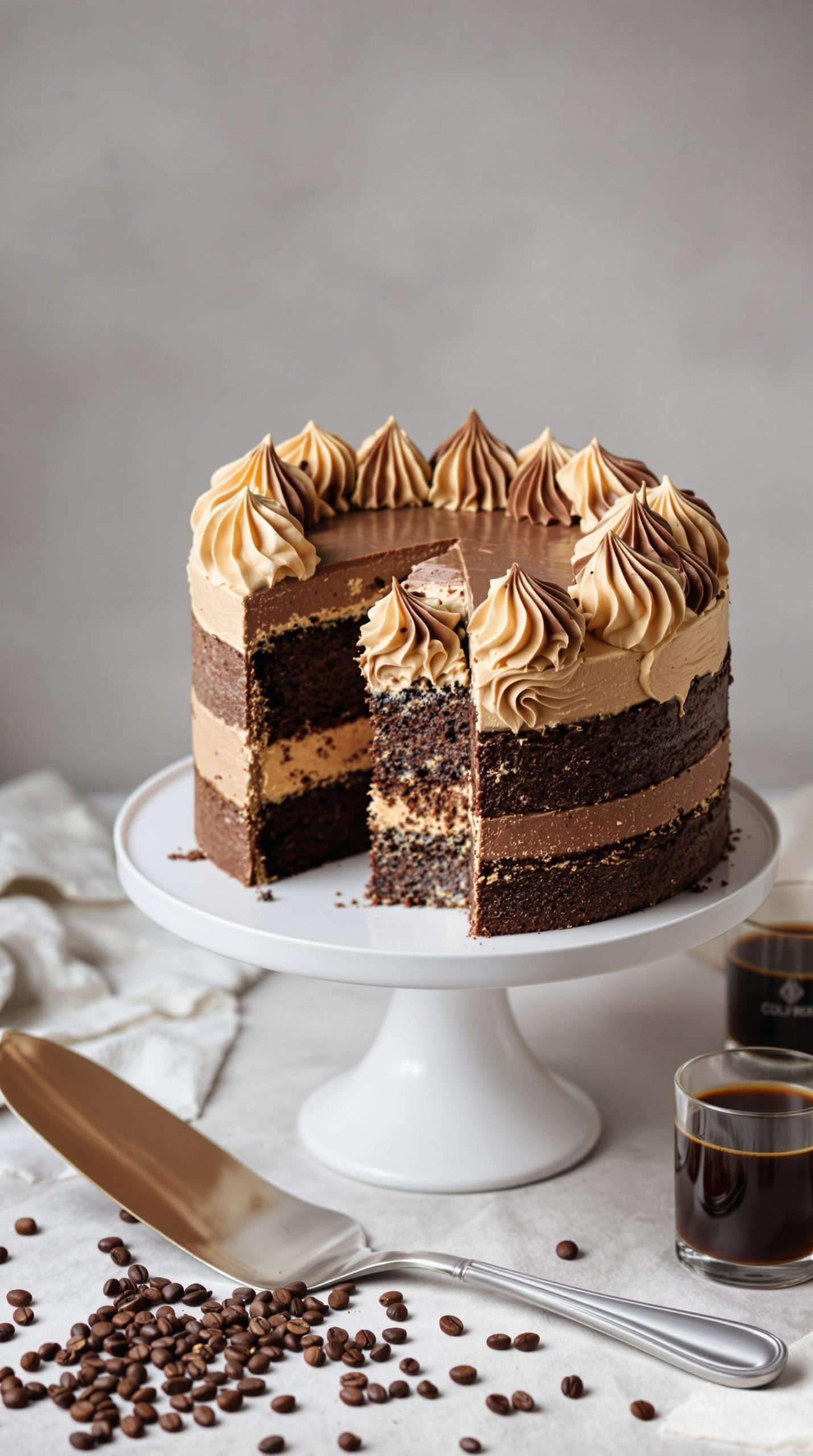 coffee infused buttercream delight