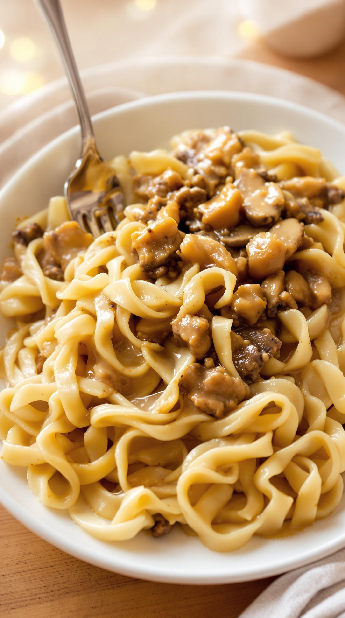 comforting beef stroganoff recipe