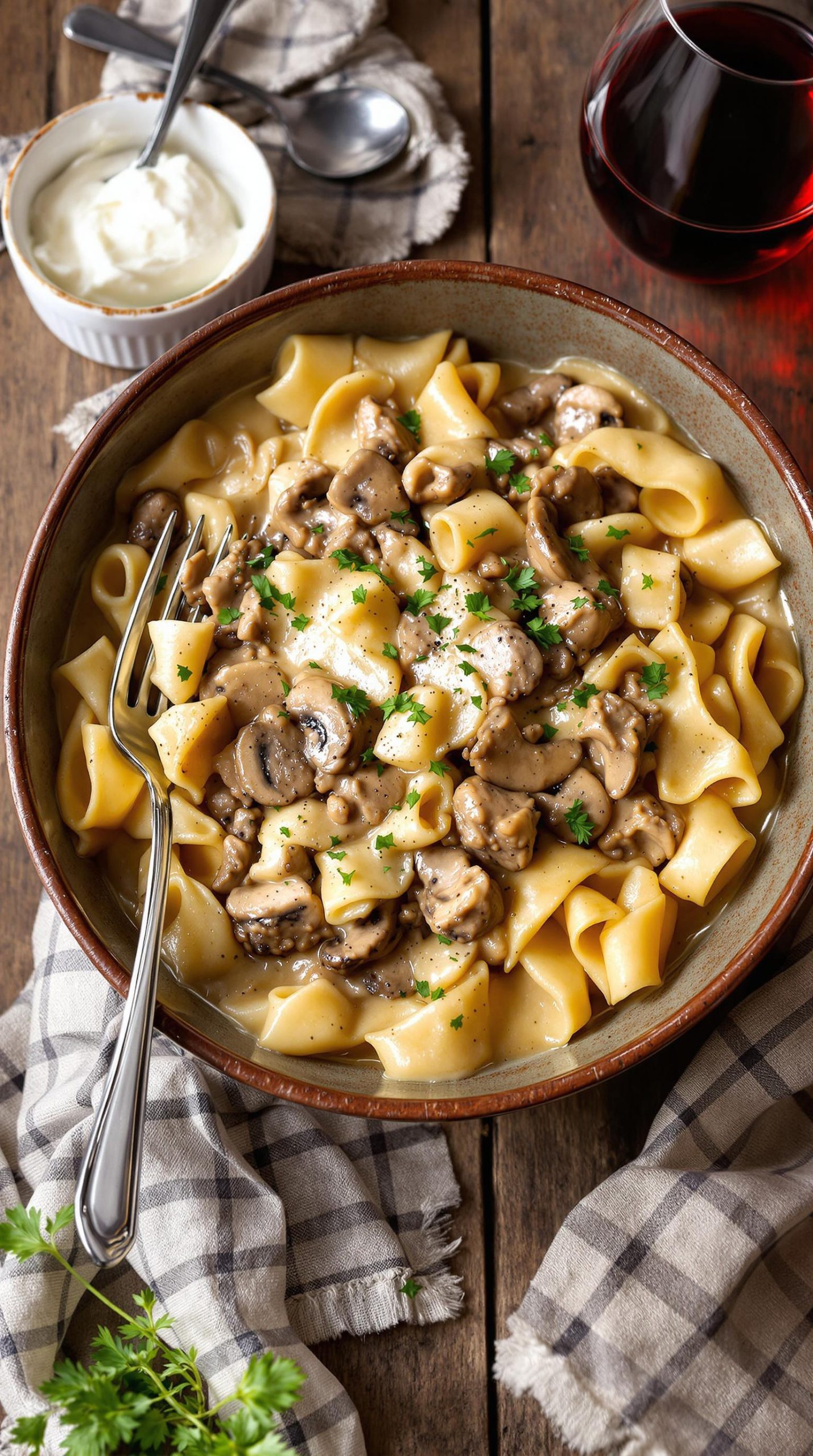 comforting beef stroganoff recipe