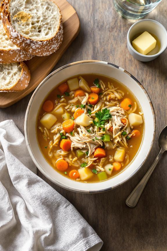 comforting homemade chicken soup