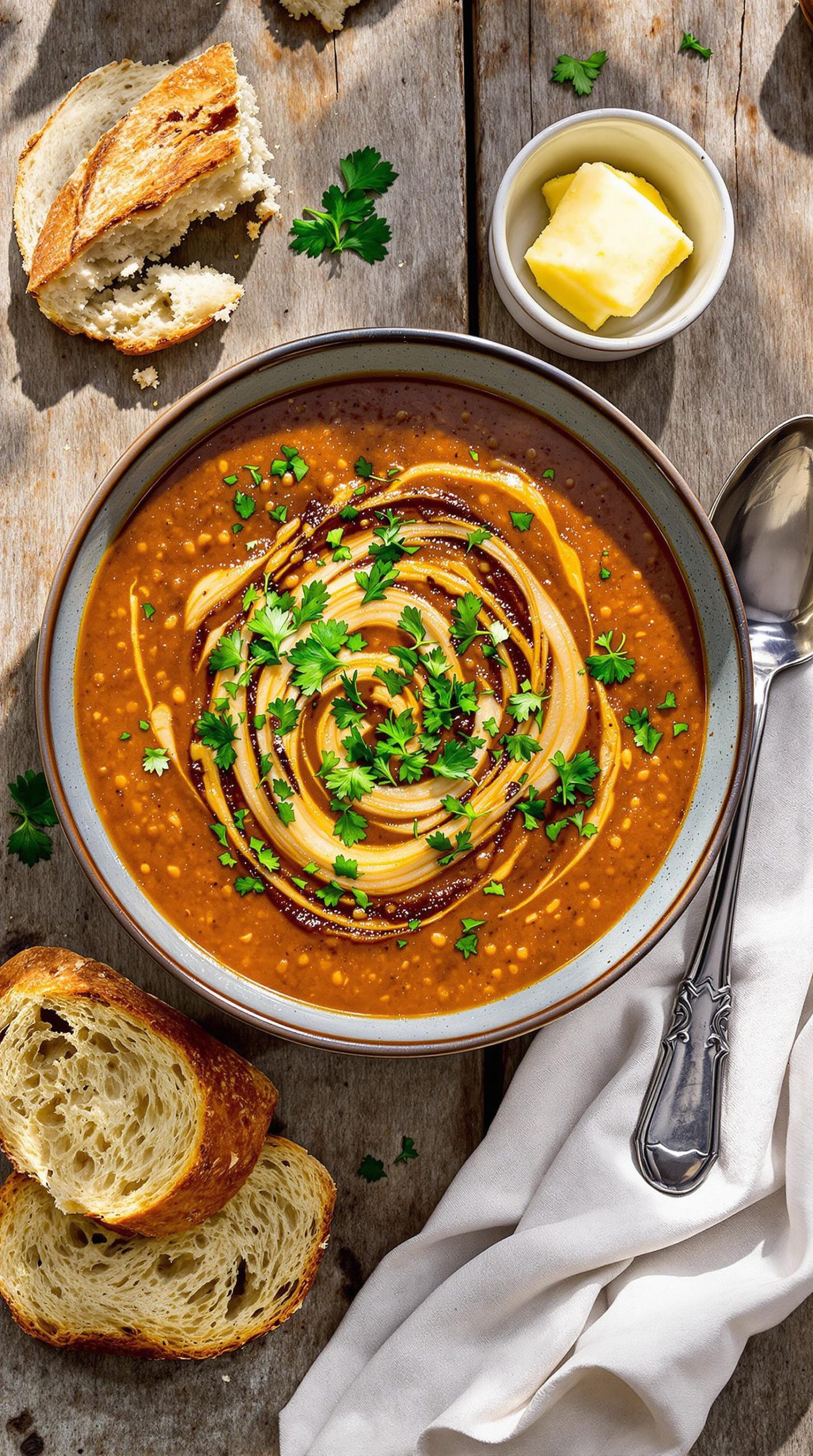 comforting lentil soup recipe