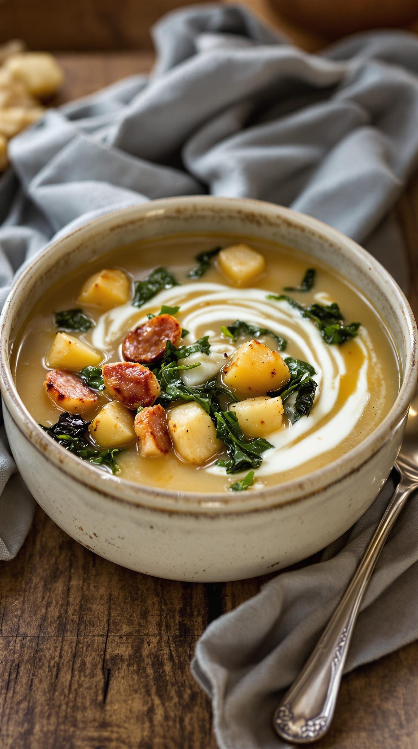cozy farmhouse potato soup