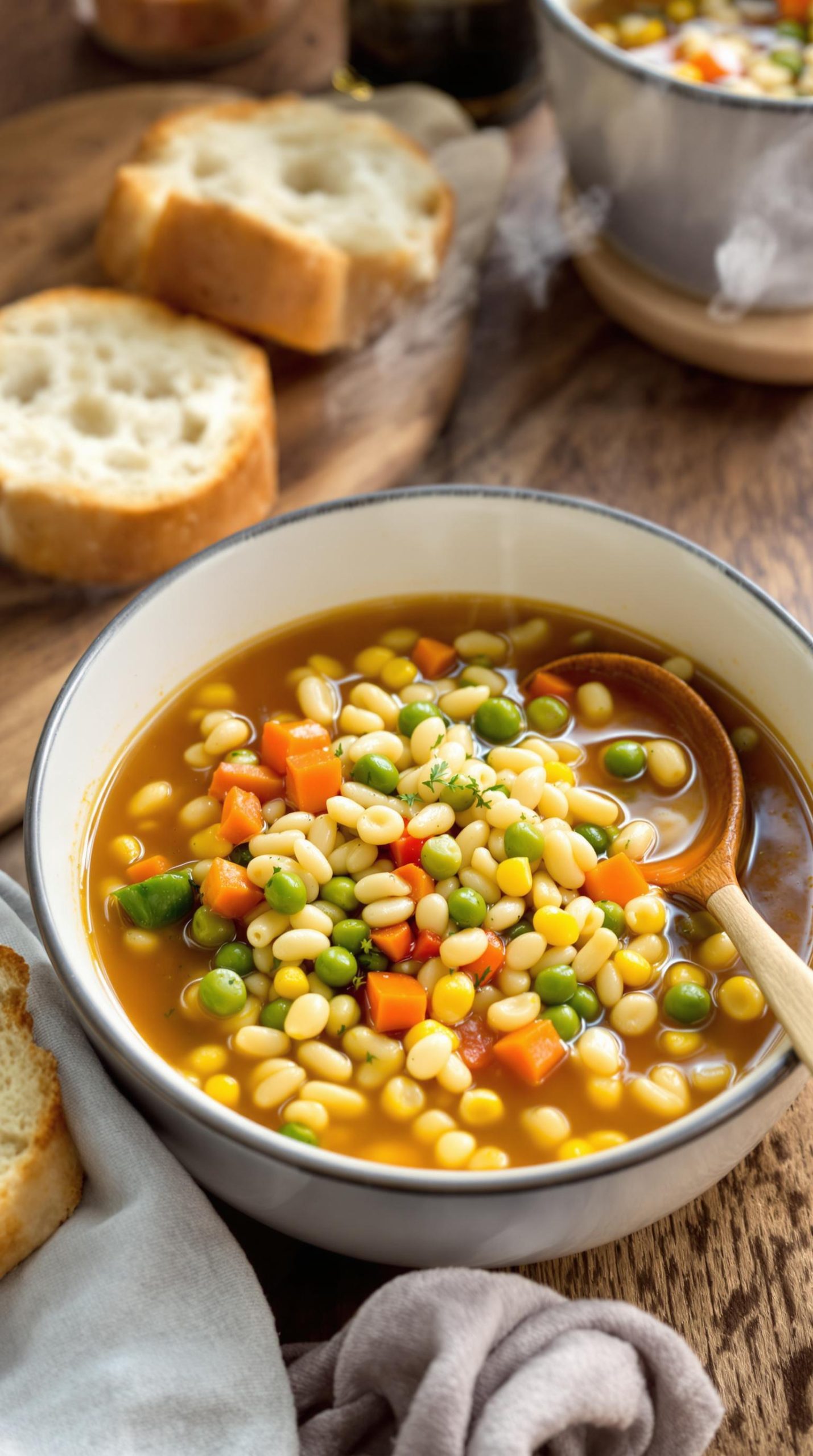 cozy homemade orzo soup