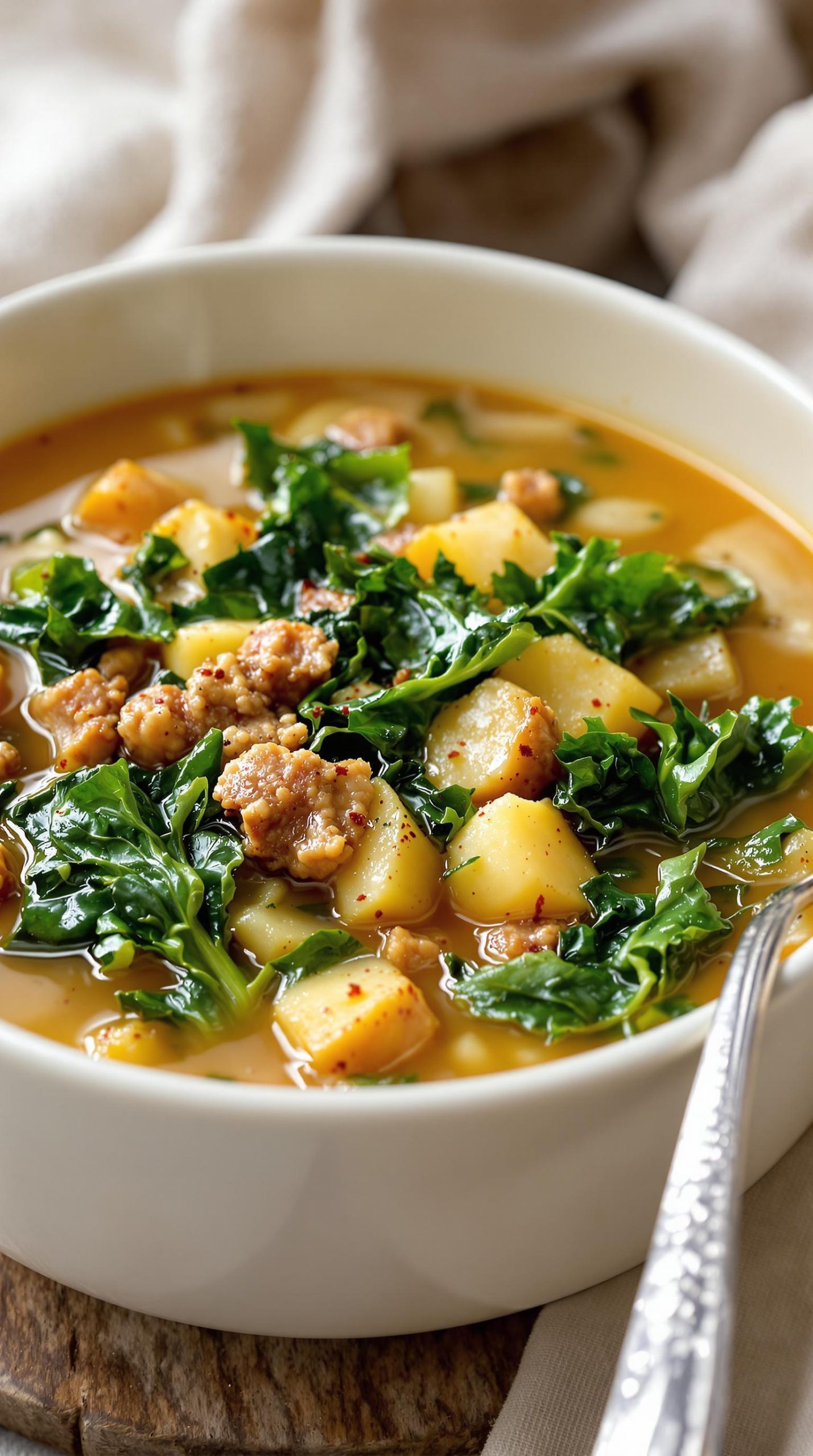 cozy italian sausage soup