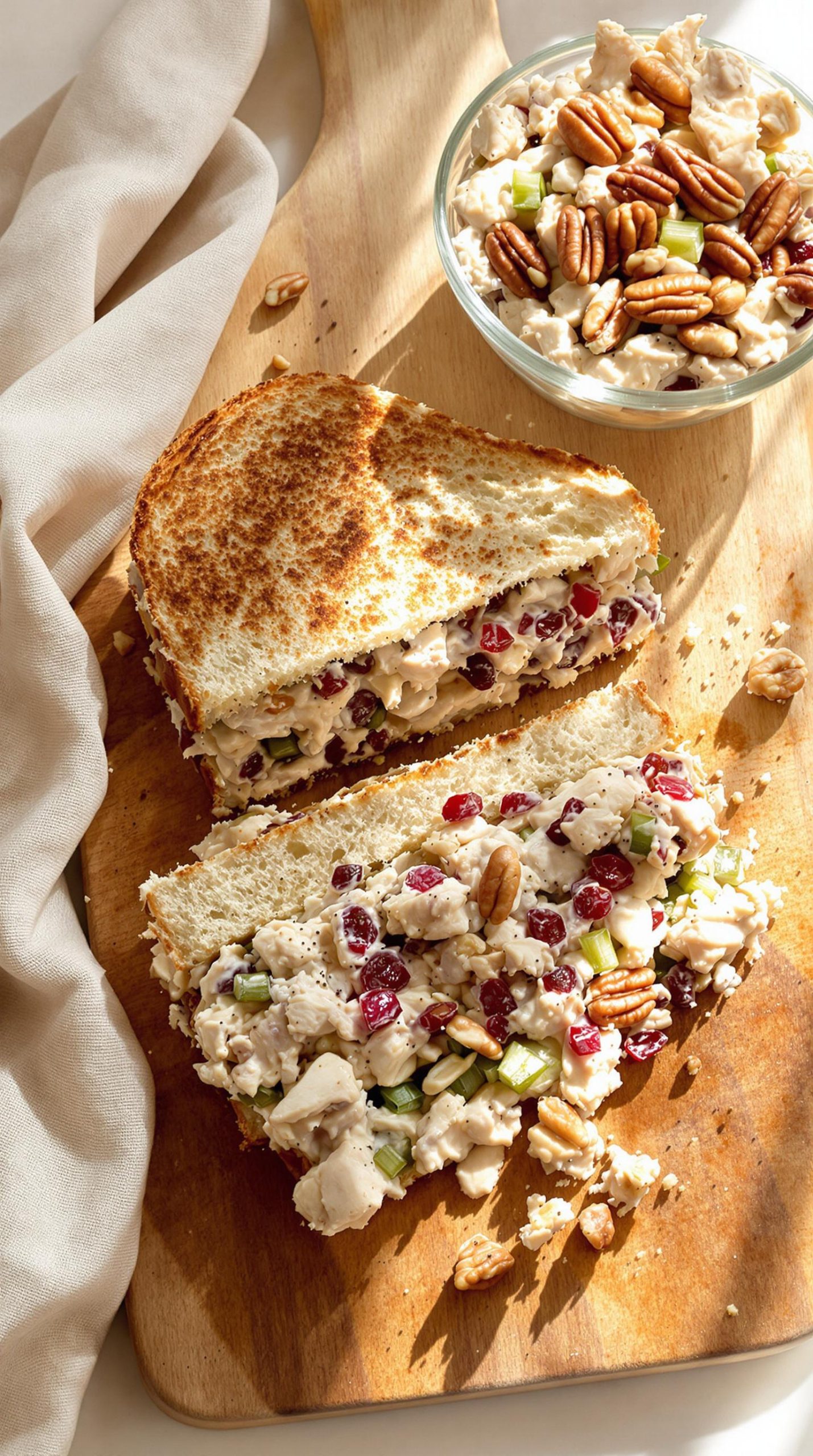 cranberry pecan chicken salad