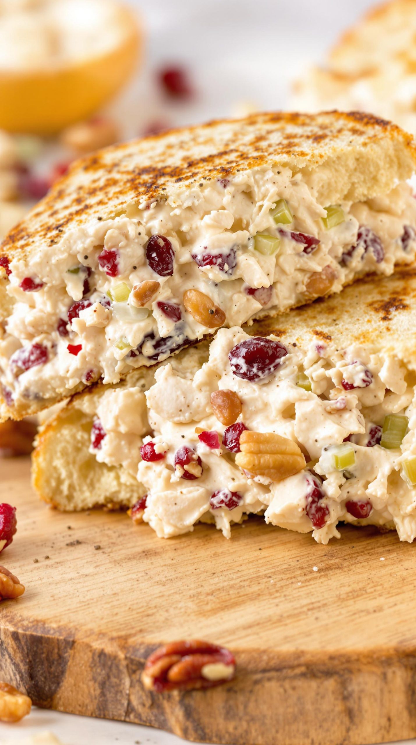 cranberry pecan chicken salad
