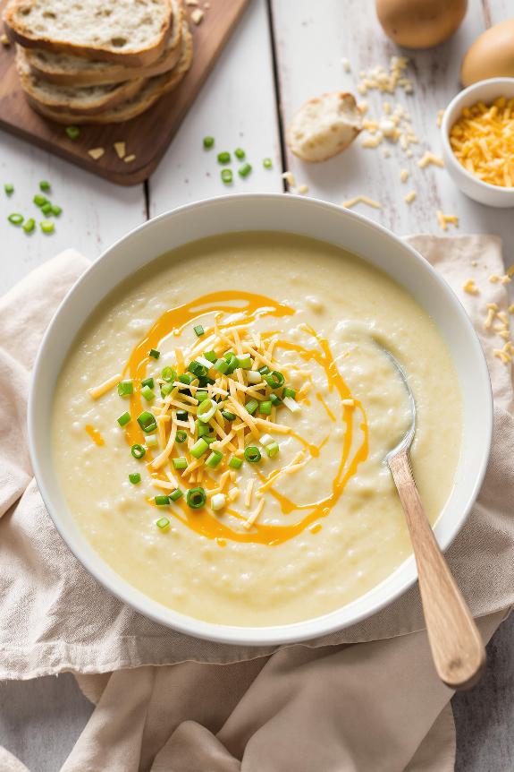 creamy blended potato soup