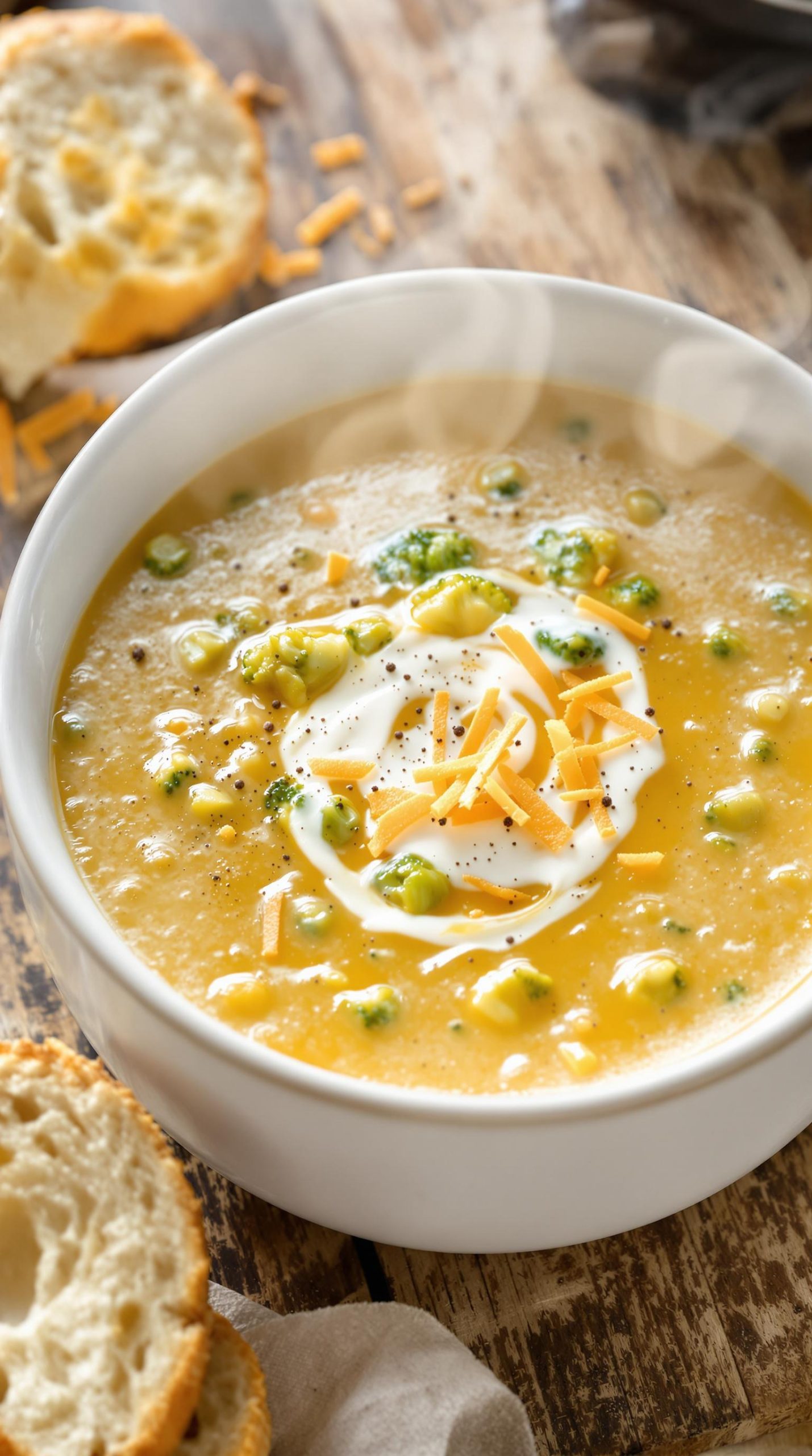 creamy broccoli cheddar soup