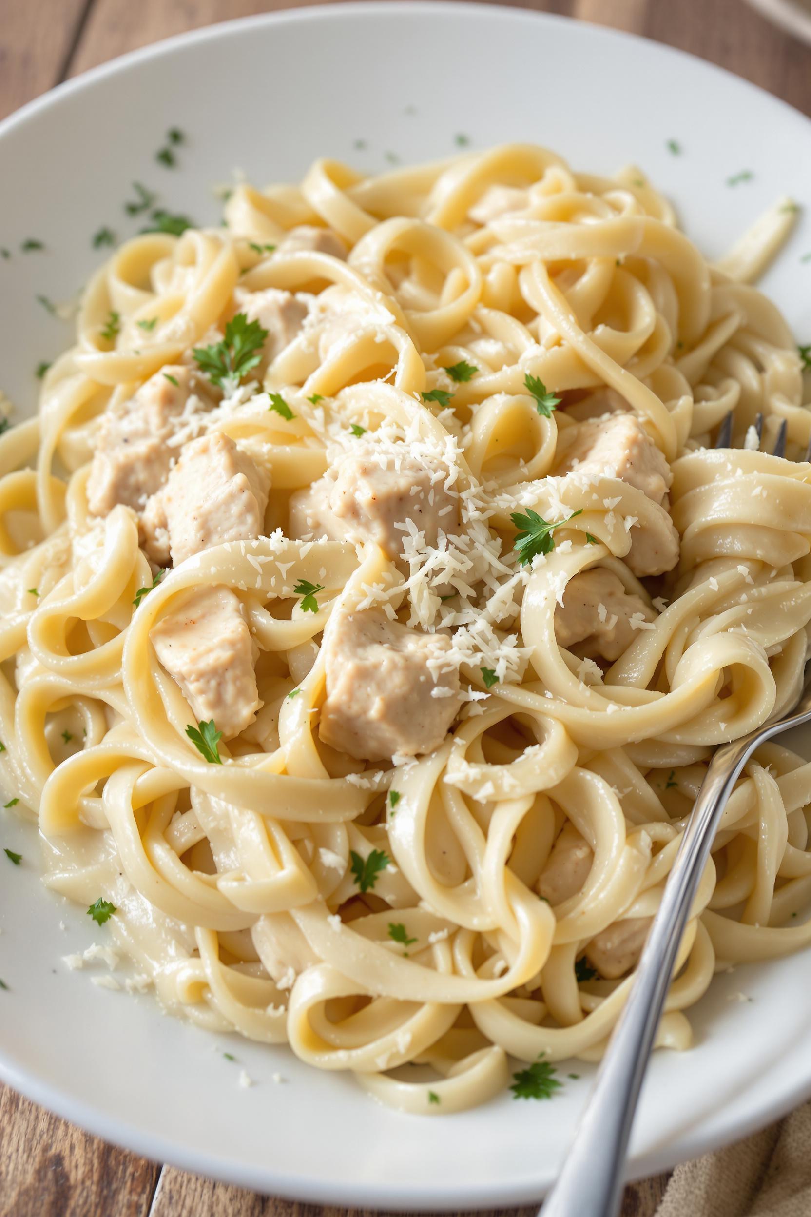 creamy chicken alfredo recipe