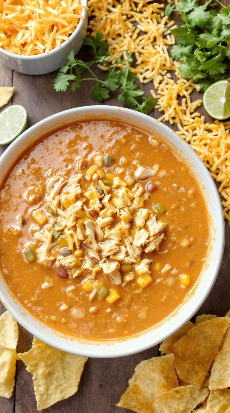 creamy chicken enchilada soup