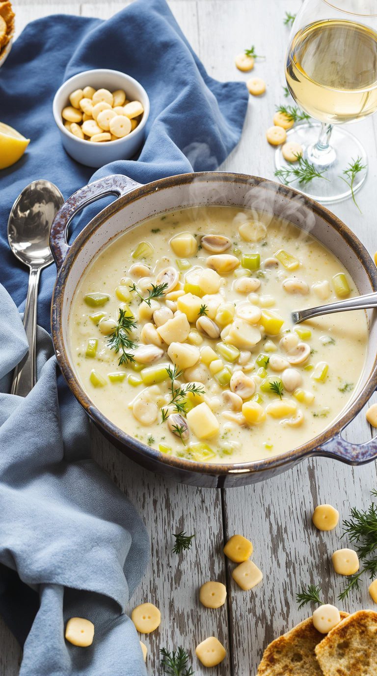 creamy clam chowder recipe
