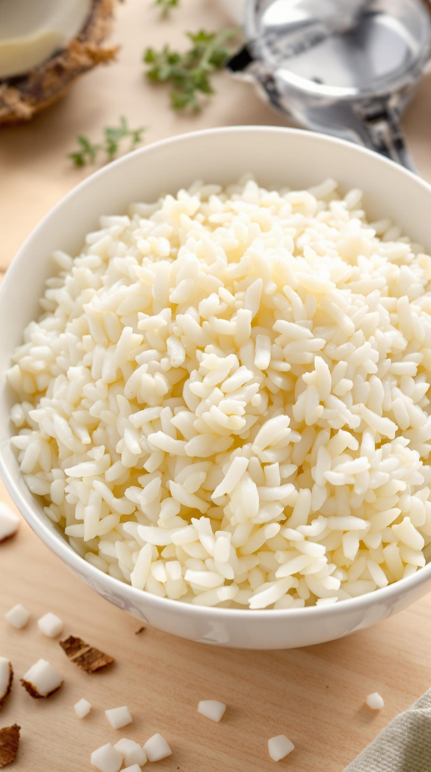 creamy coconut white rice recipe