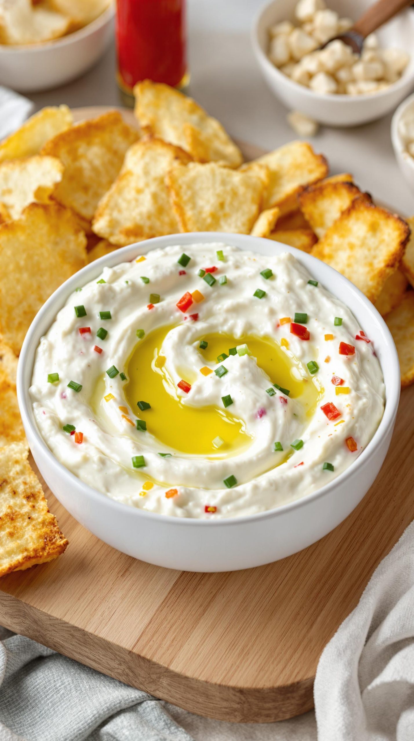 creamy feta pepper dip