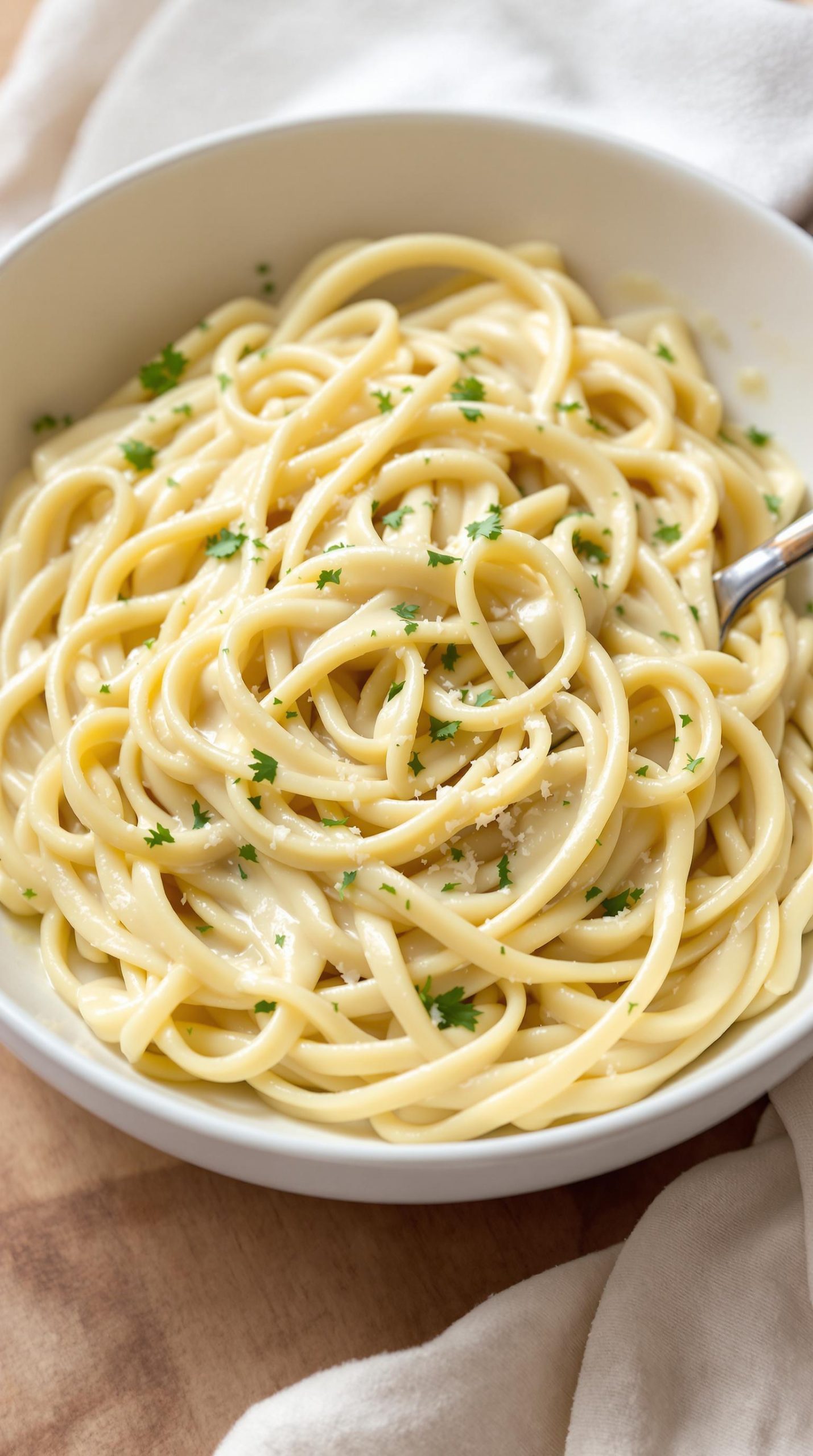 creamy fettuccine alfredo recipe