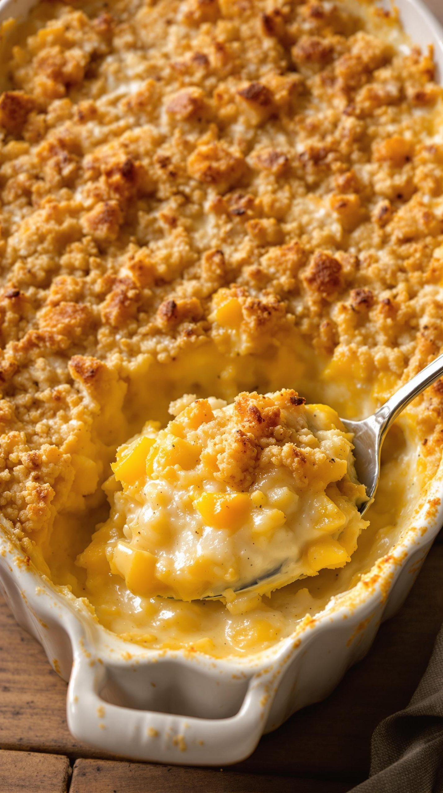 creamy flavorful squash casserole