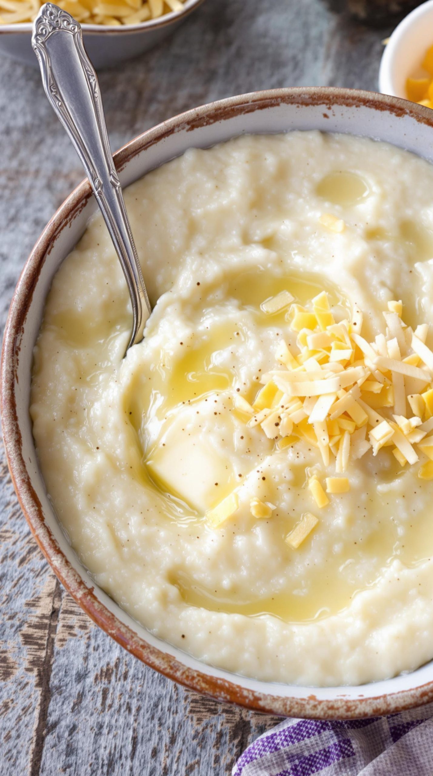 creamy homemade southern grits