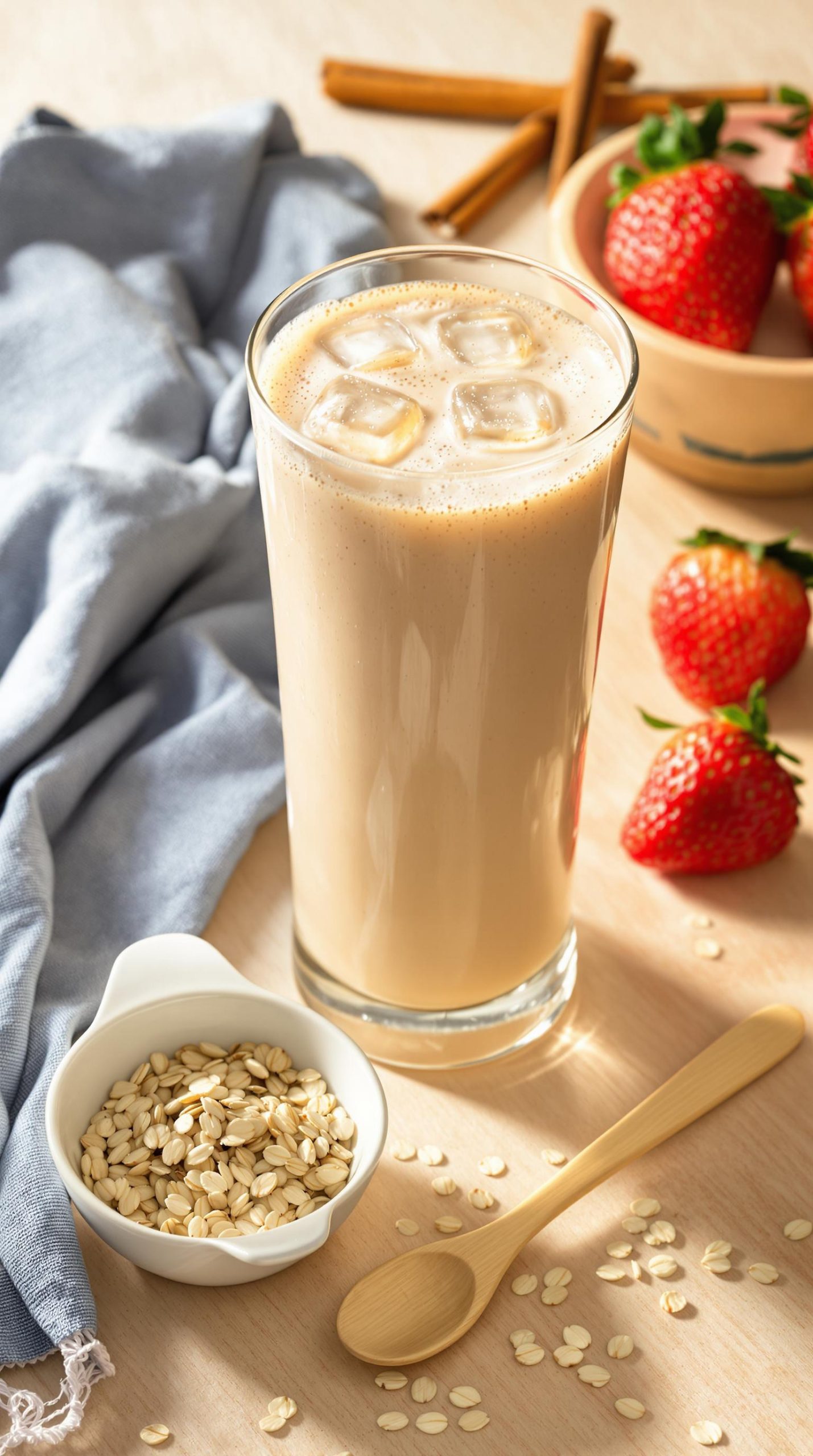 creamy latin inspired oatmeal drink