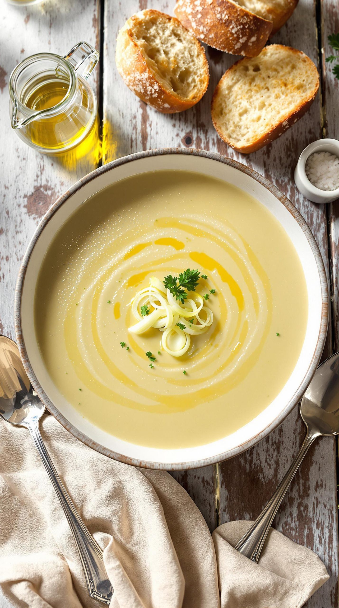 creamy potato leek goodness