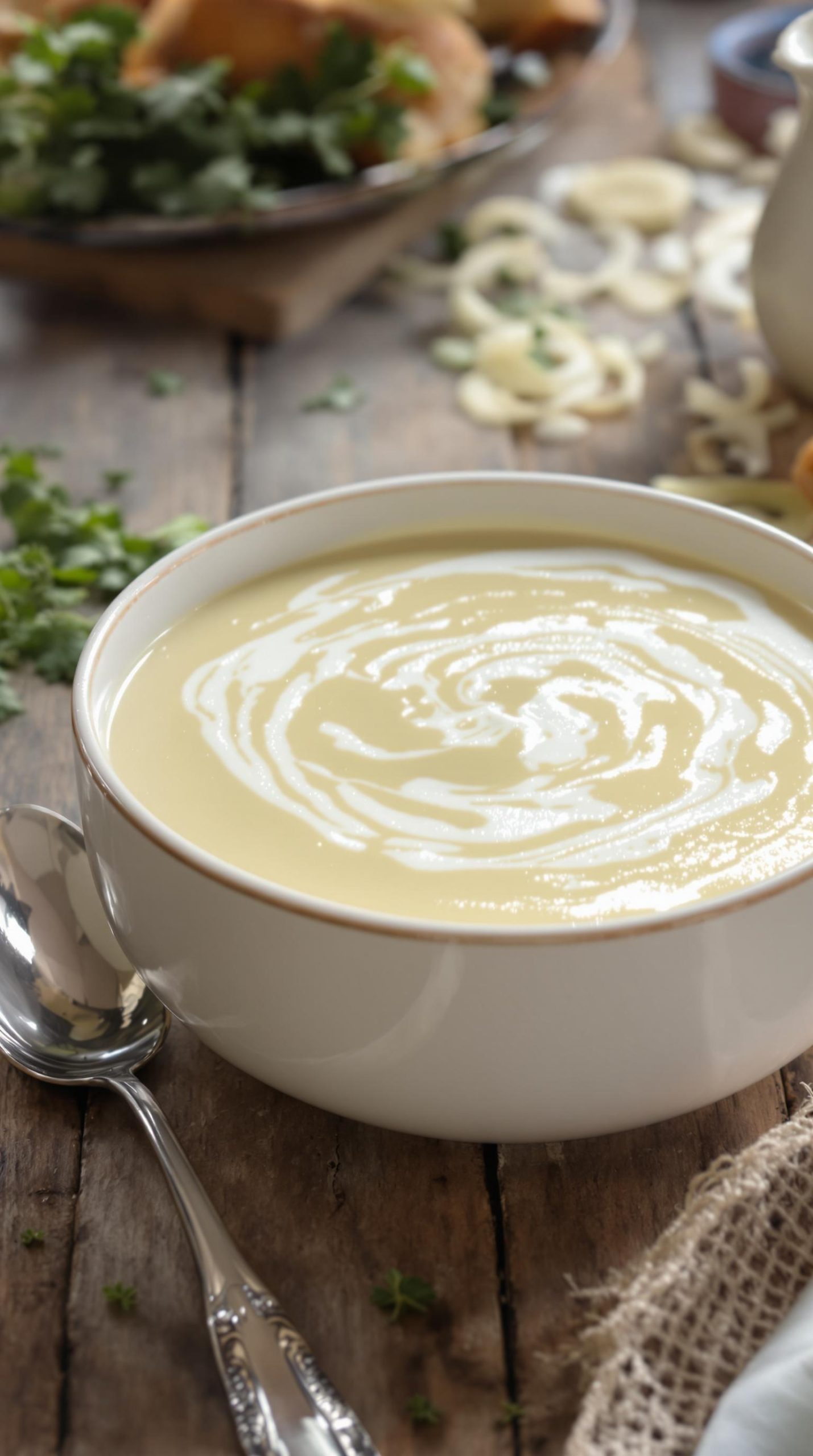 creamy potato leek soup