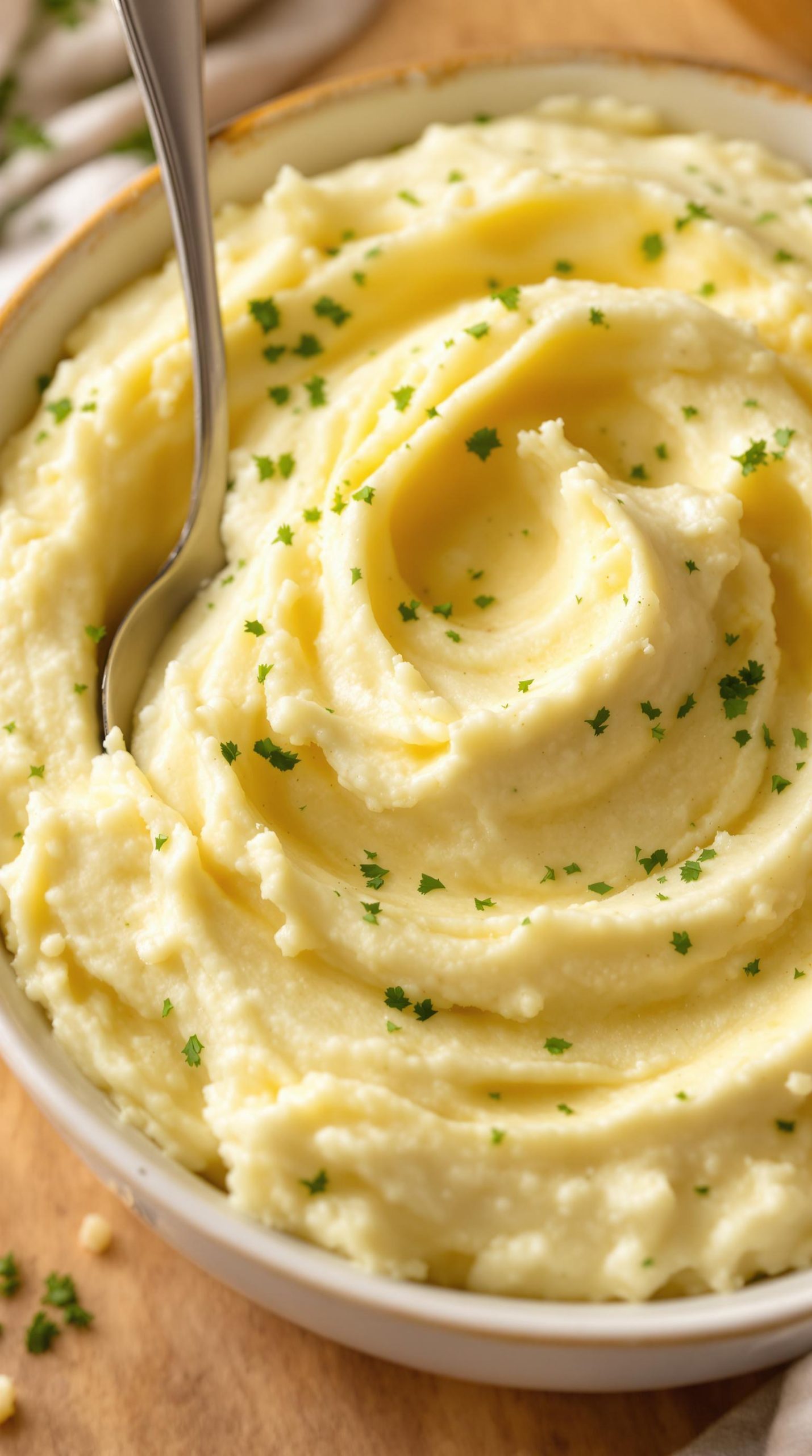 creamy roasted garlic mashed potatoes
