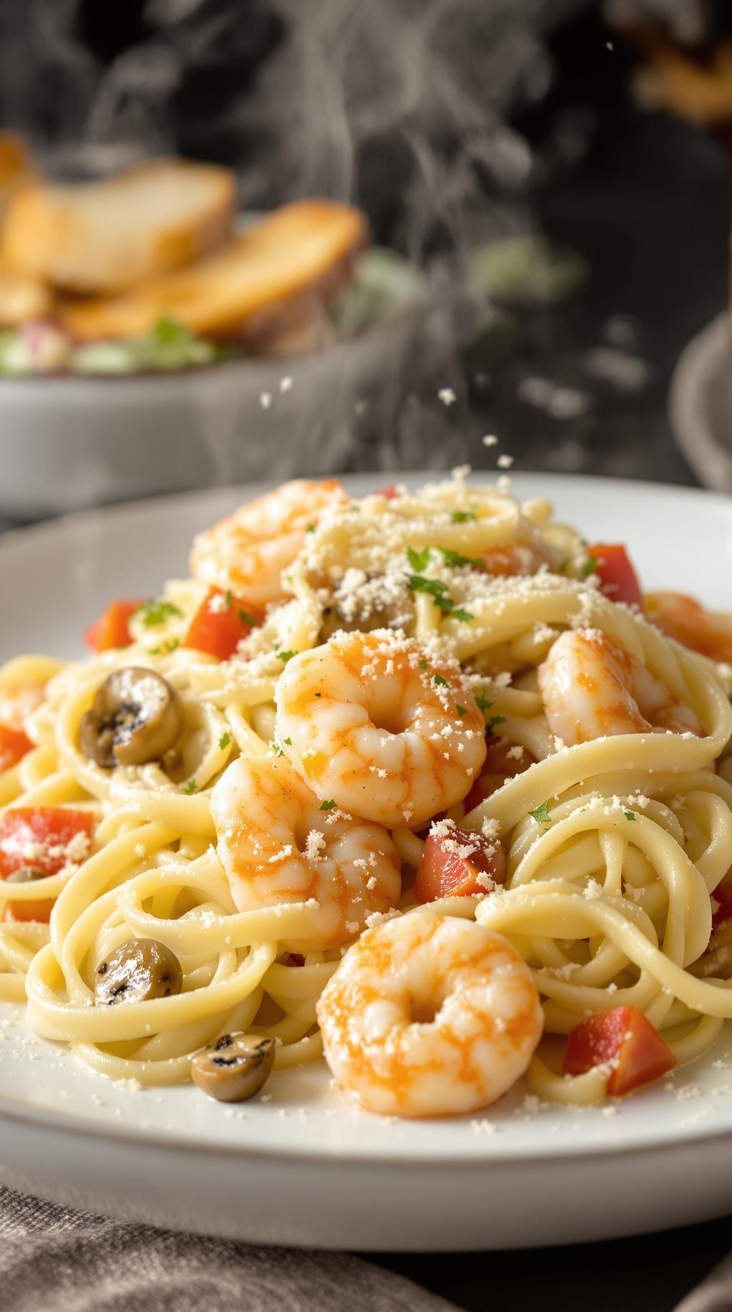 creamy shrimp alfredo delight
