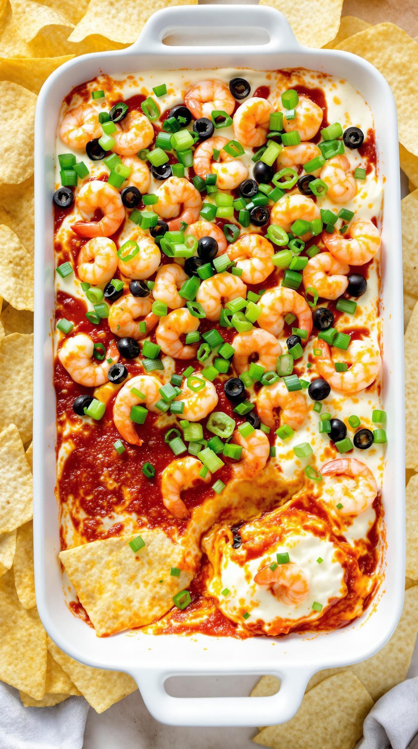 creamy shrimp taco dip