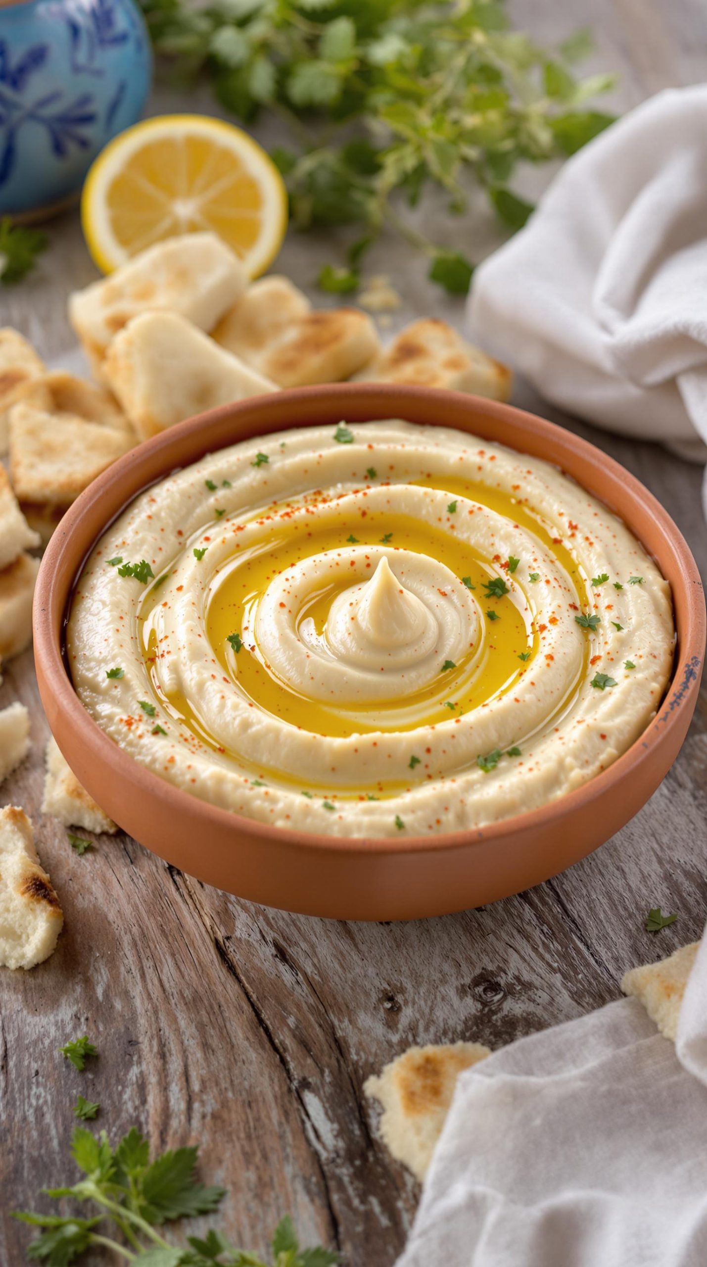 creamy smoky garlicky dip