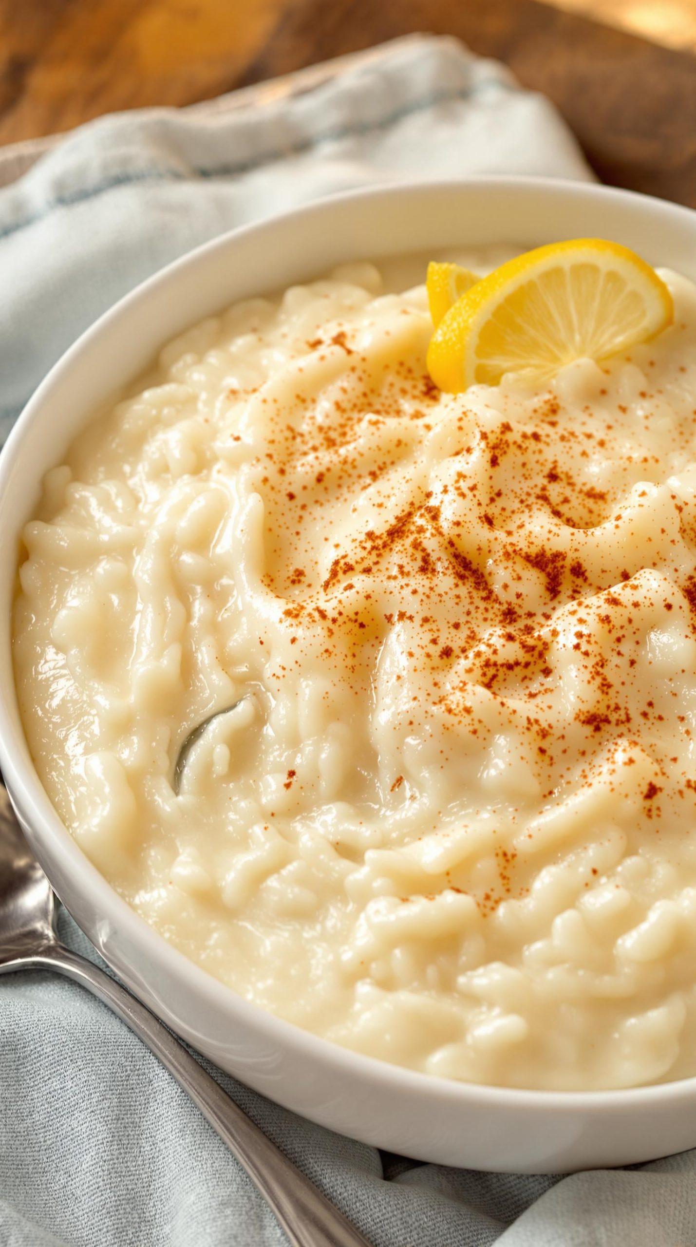 creamy spanish rice pudding
